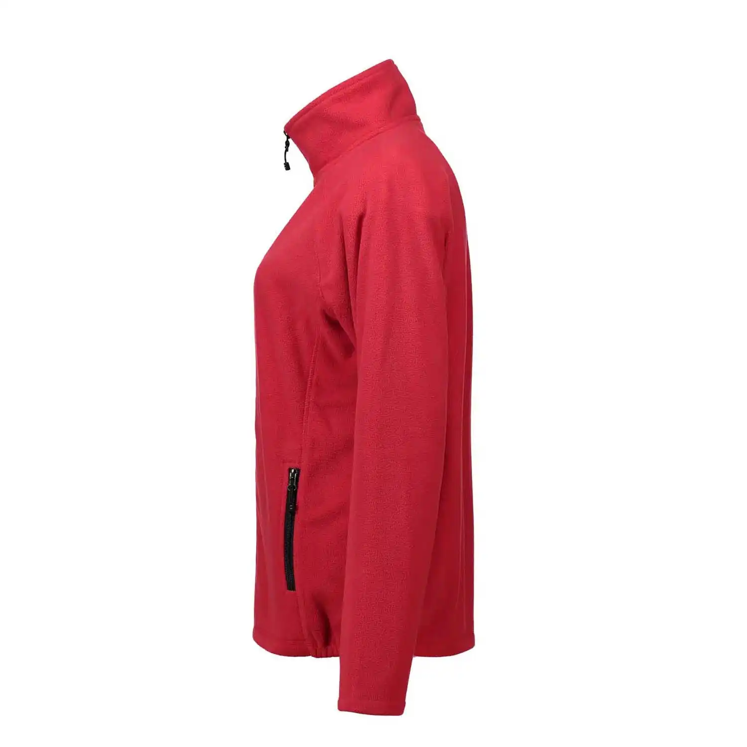 Damen Fleecejacke "58050" ID0805 in Rot, L - Thumbnail 2