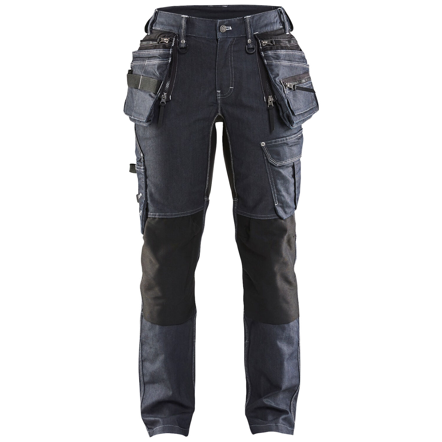 Damen Arbeitshose "7990" in marine/schwarz, C32 - Thumbnail 1