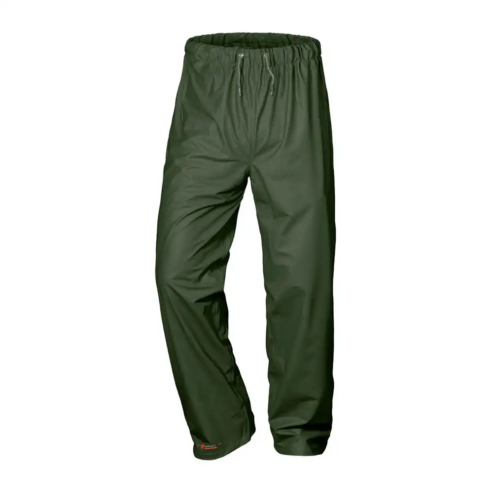 PU-Stretch-Regenbundhose in oliv, L - Thumbnail 1