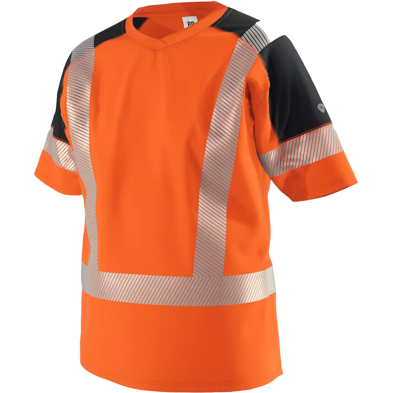 Warnschutz Funktionsshirt "2139-861" in warnorange/anthrazit, XS - Thumbnail 1