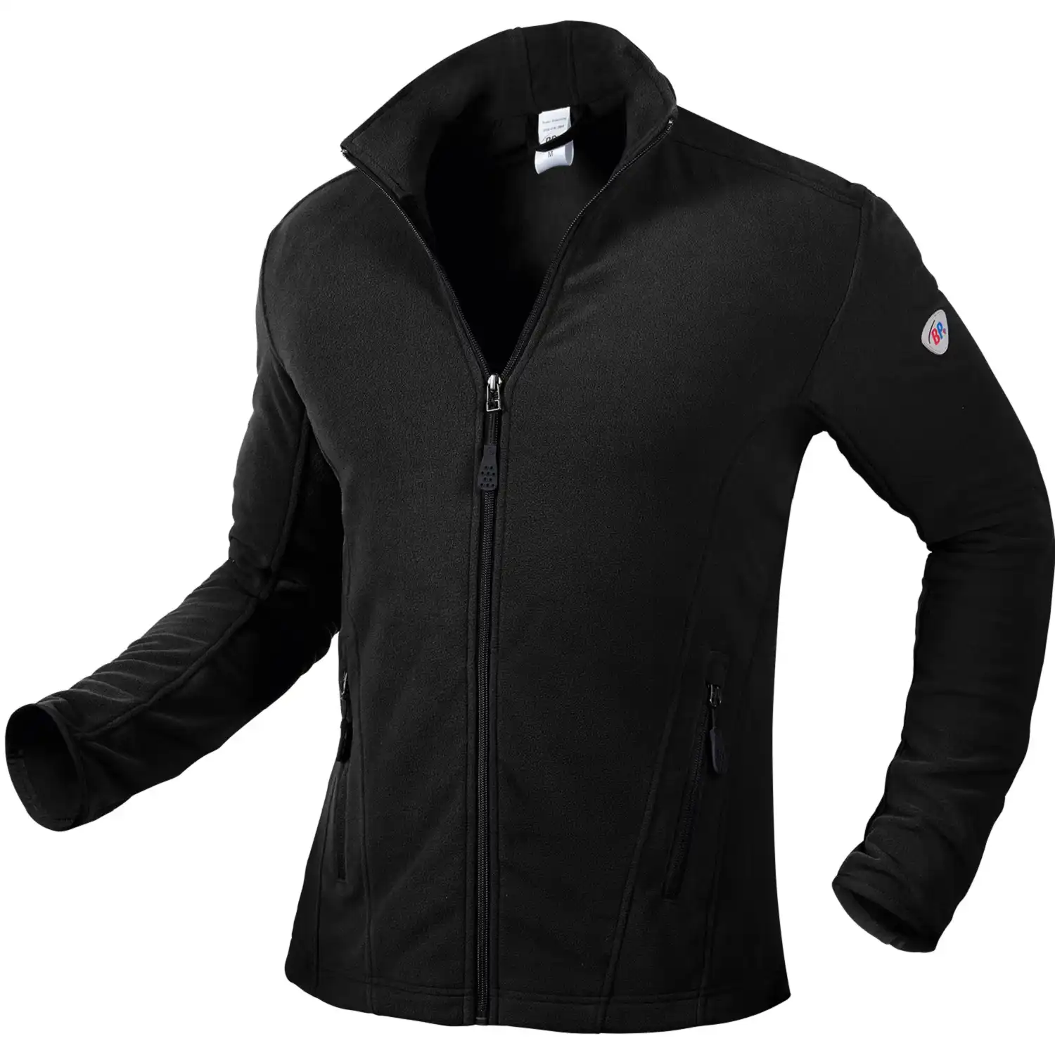 Fleecejacke "1694-641" in schwarz, M - Thumbnail 1