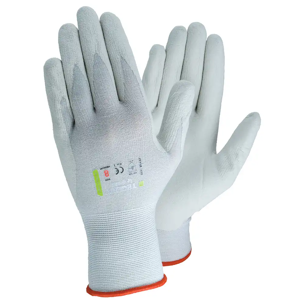 Nitril Montagehandschuhe weiß "875" in 9 (L) - Thumbnail 1