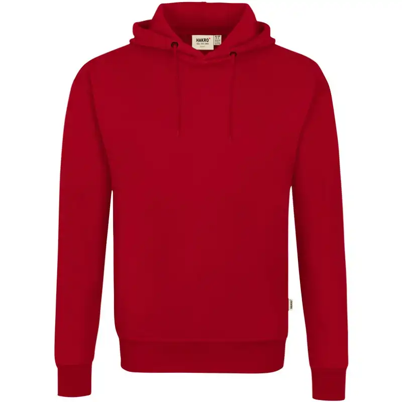 Kapuzen-Sweatshirt "GOTS" 560 in Rot, L - Thumbnail 1
