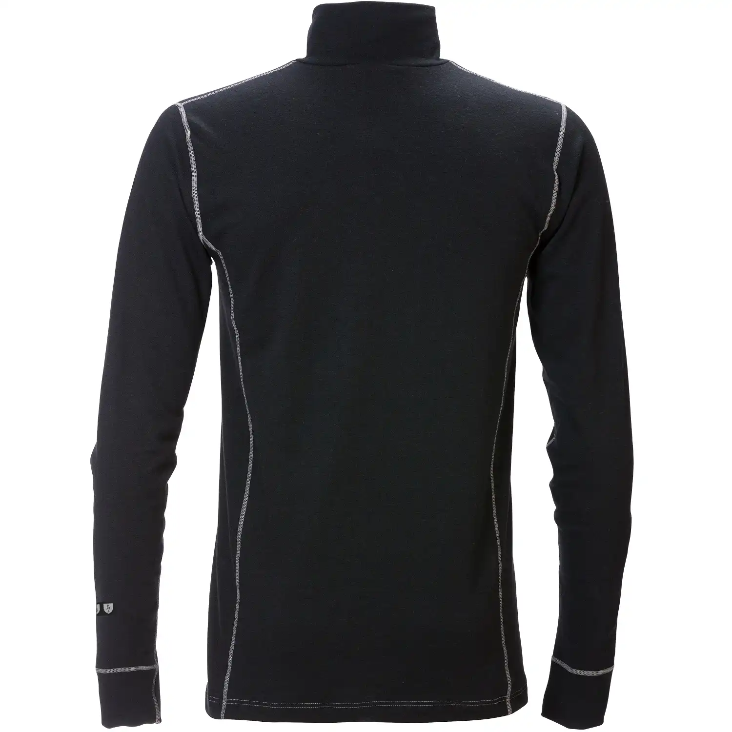 Multinorm Langarm Zip-Shirt "7029 MOF" Flamestat schwarz in XL - Thumbnail 2