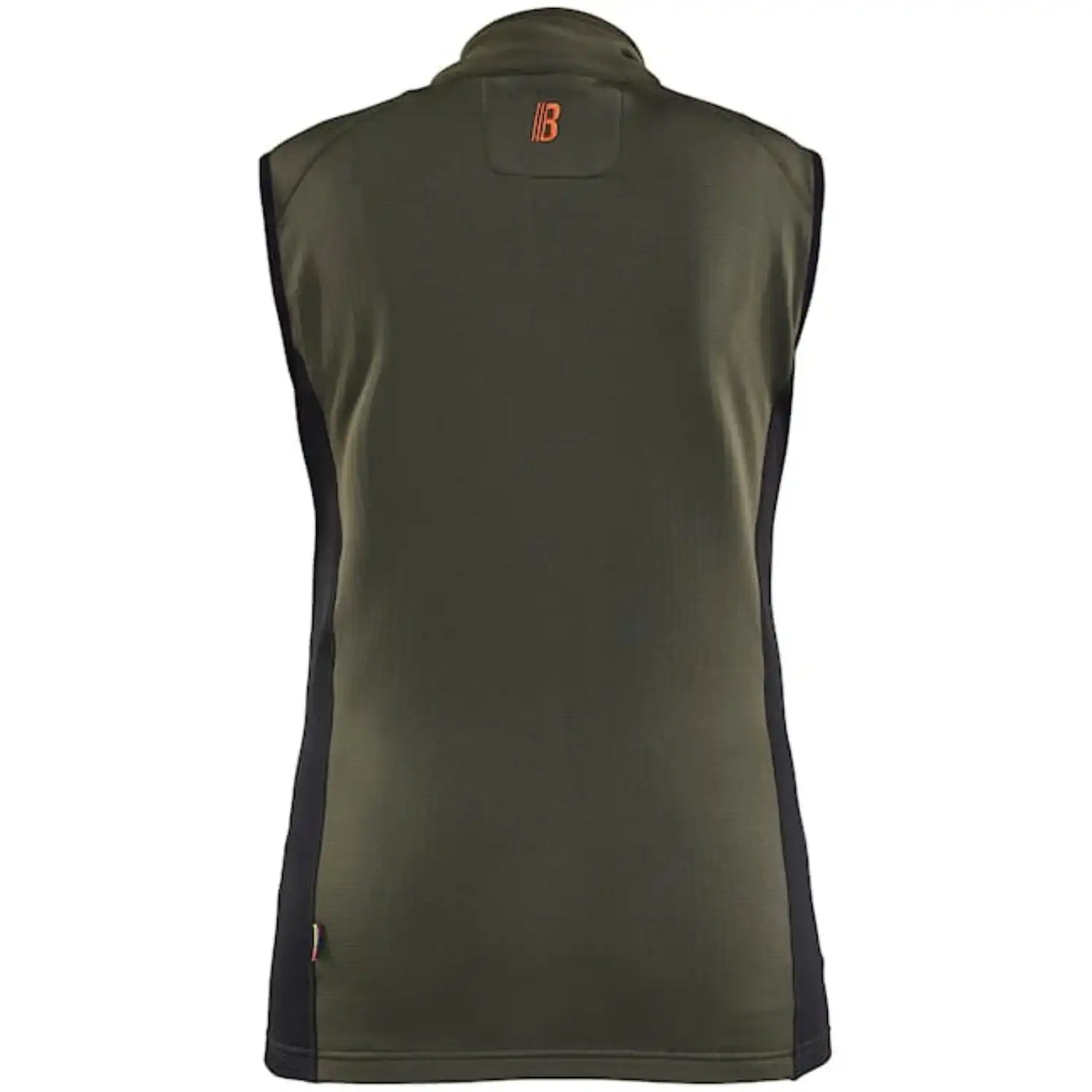 Damen Fleeceweste "STRIKER" in XS, waldgrün/rost - Thumbnail 4