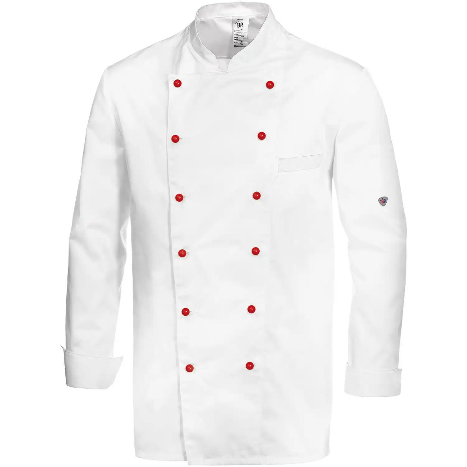 Kochjacke "1503-400" Gourmet in 44, Weiß - Bild 1