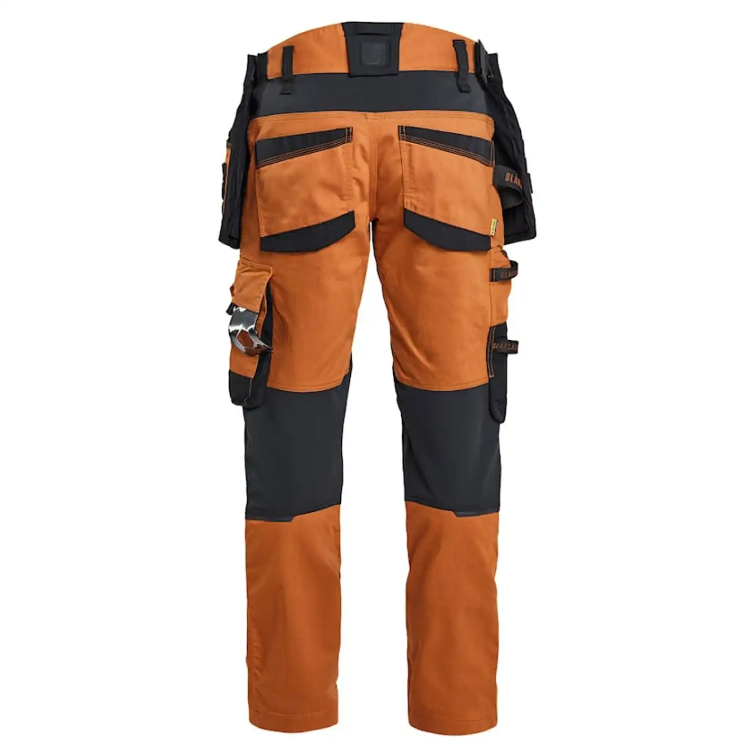 Stretch Handwerkerhose "STRIKER" in C48, rost/schwarz - Thumbnail 2