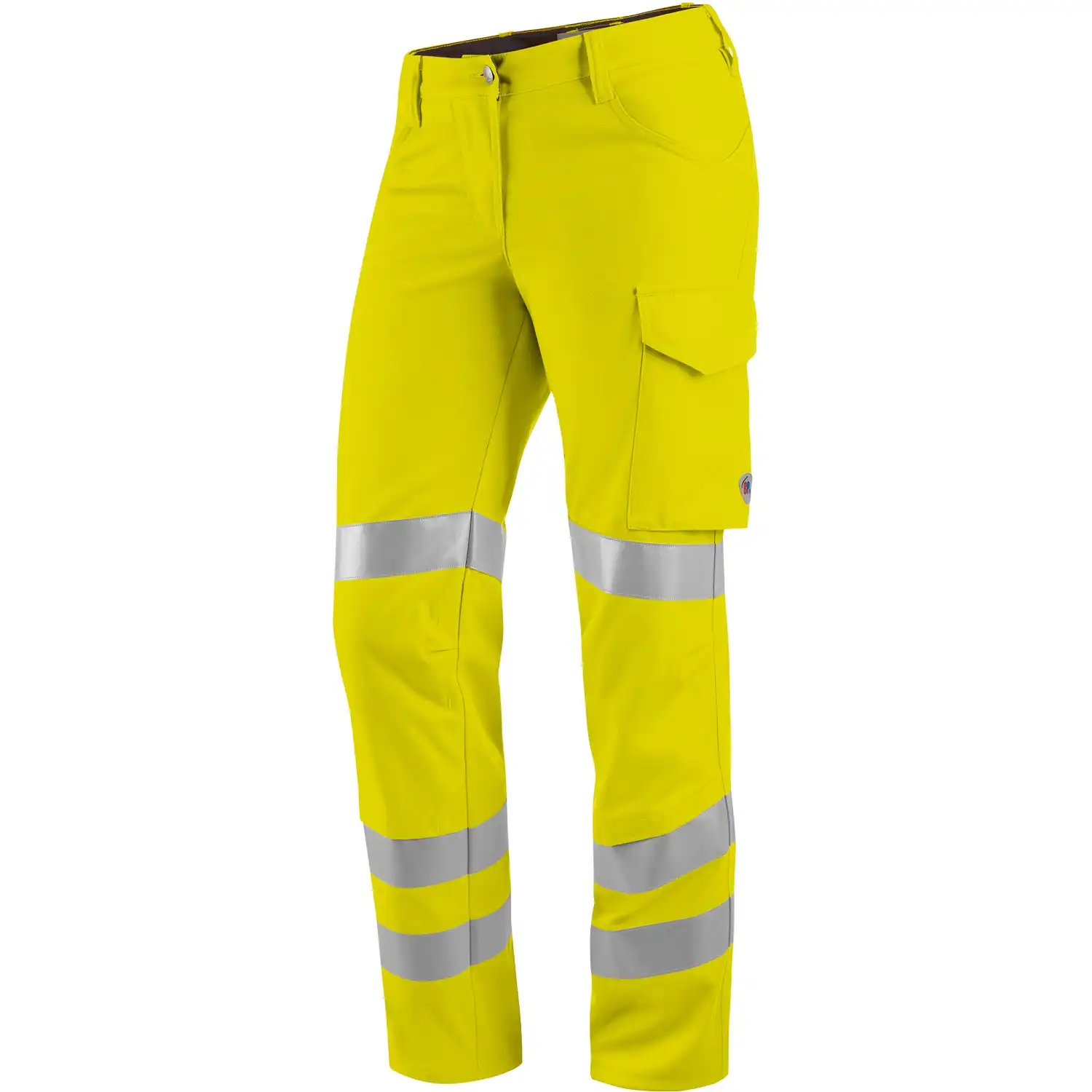 Damen Warnschutz Bundhose "2018-845" Hi-Vis Comfort in warngelb, 34 - Thumbnail 1