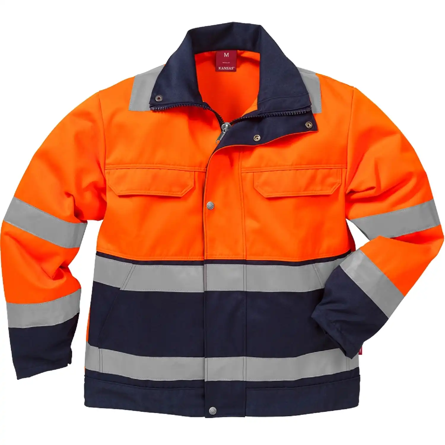 Warnschutz Bundjacke "4794 TH" in orange/marine, L - Thumbnail 1