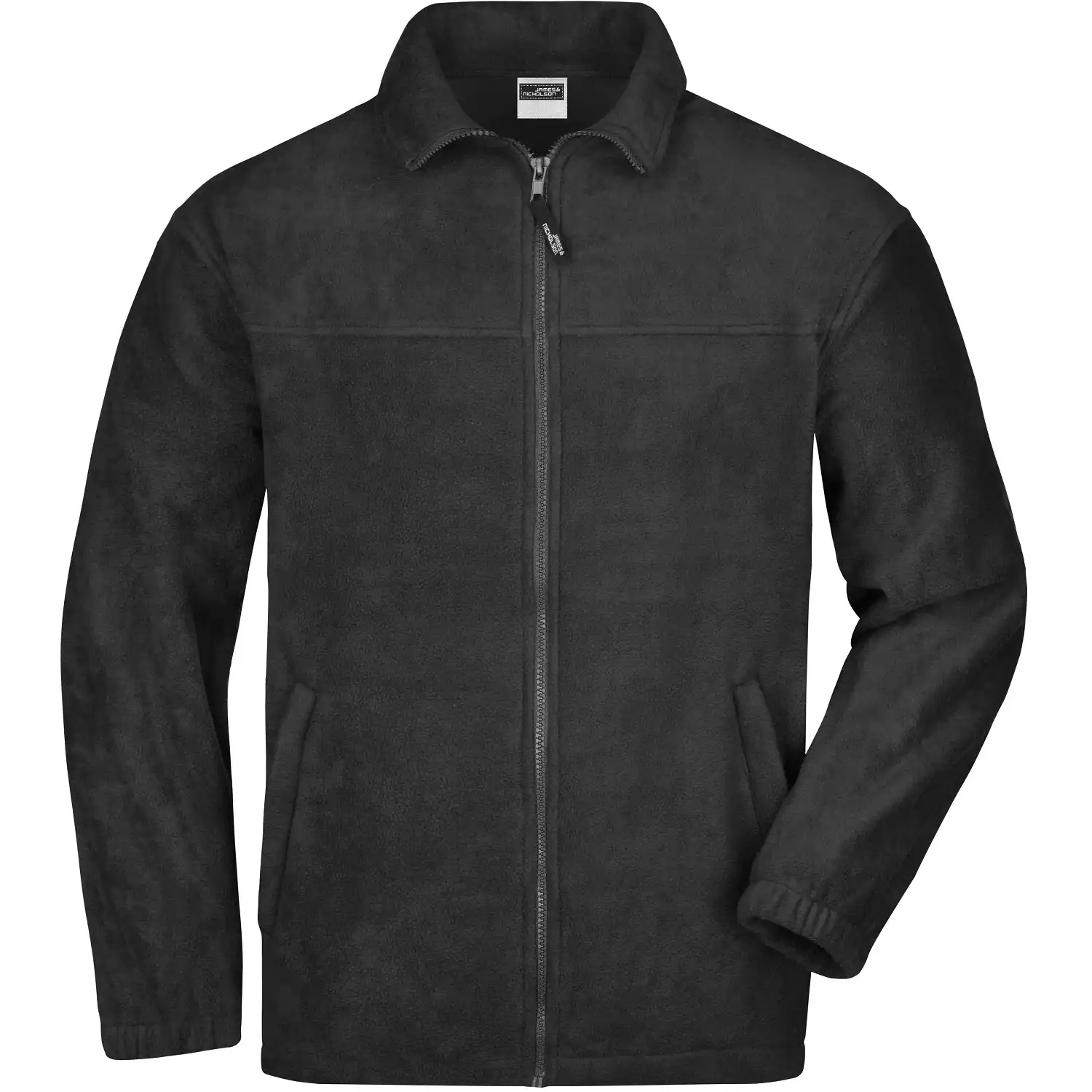 Fleecejacke "JN044" in schwarz, M - Bild 1