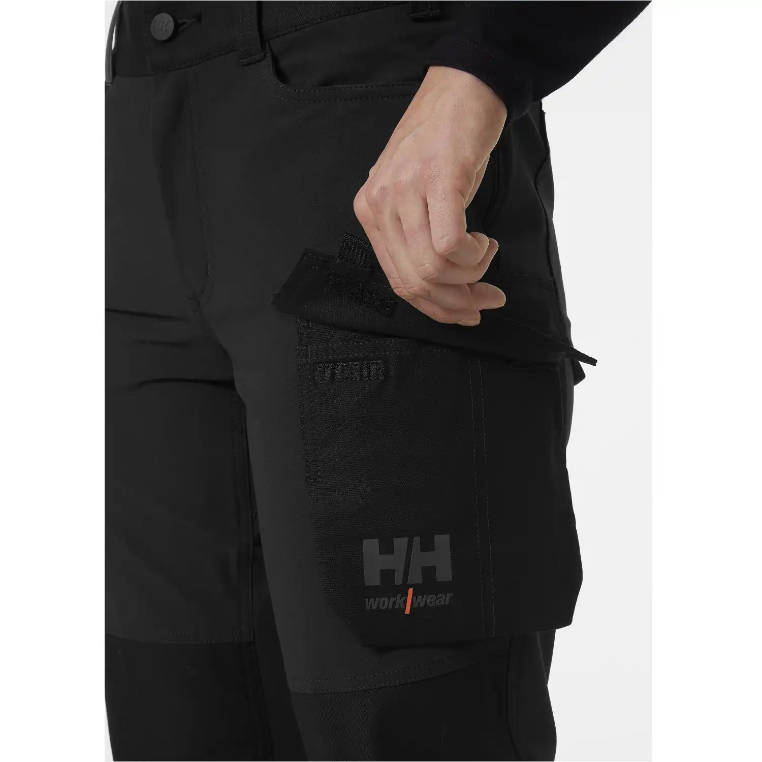 Damen Stret. Servicehose LUNA 4X schwarz in C36 - Thumbnail 3