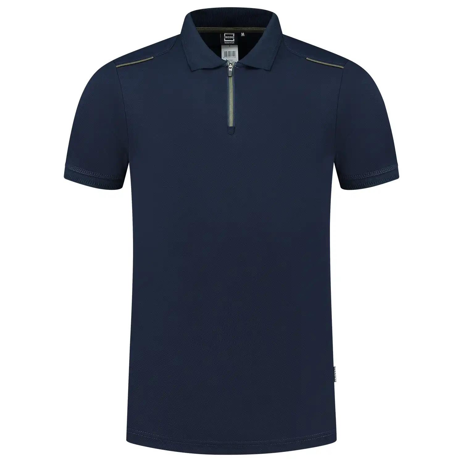Polo-Shirt "202703" Accent in ink/army, S - Thumbnail 1