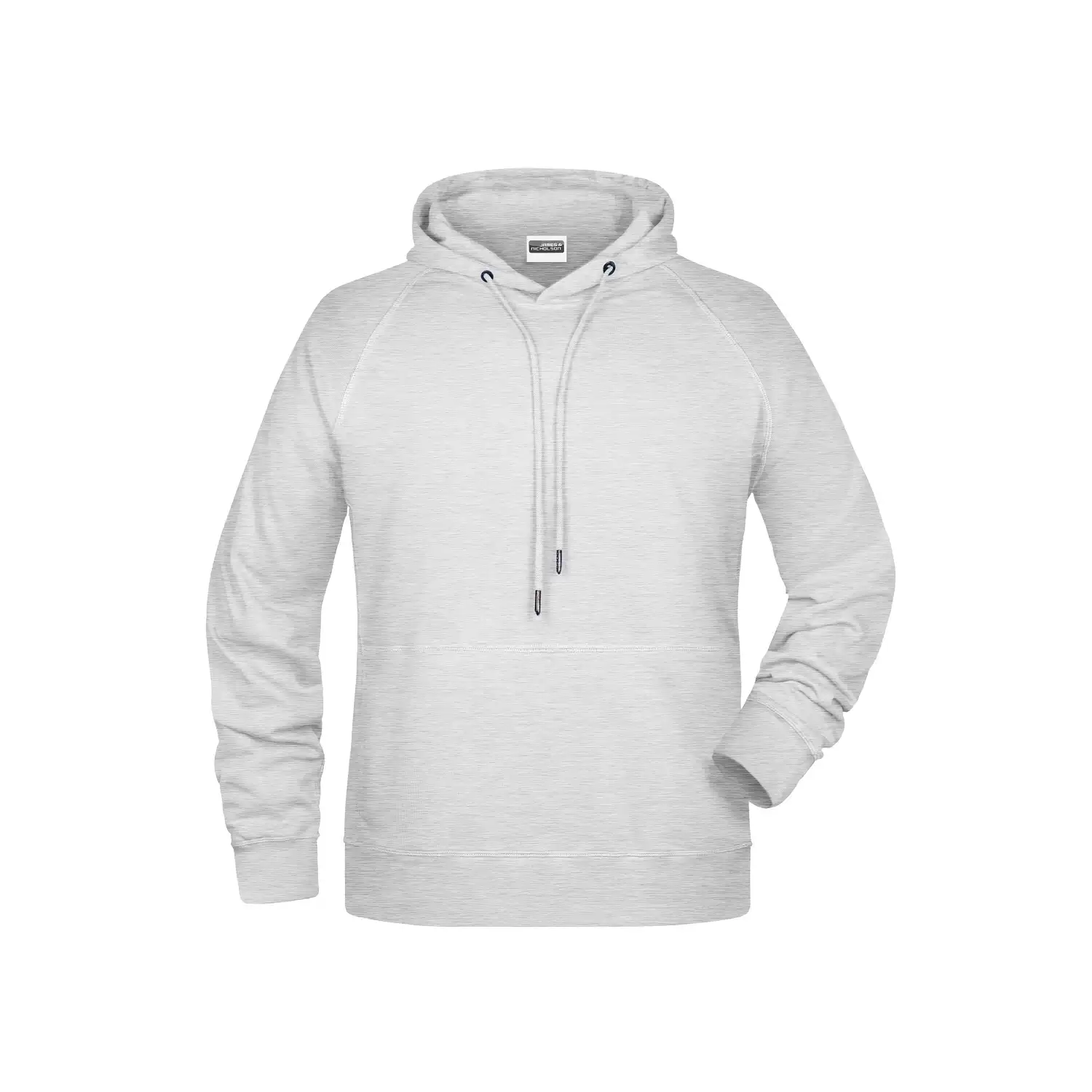 Kapuzen-sweatshirt "8024" in ash, 3XL - Bild 1