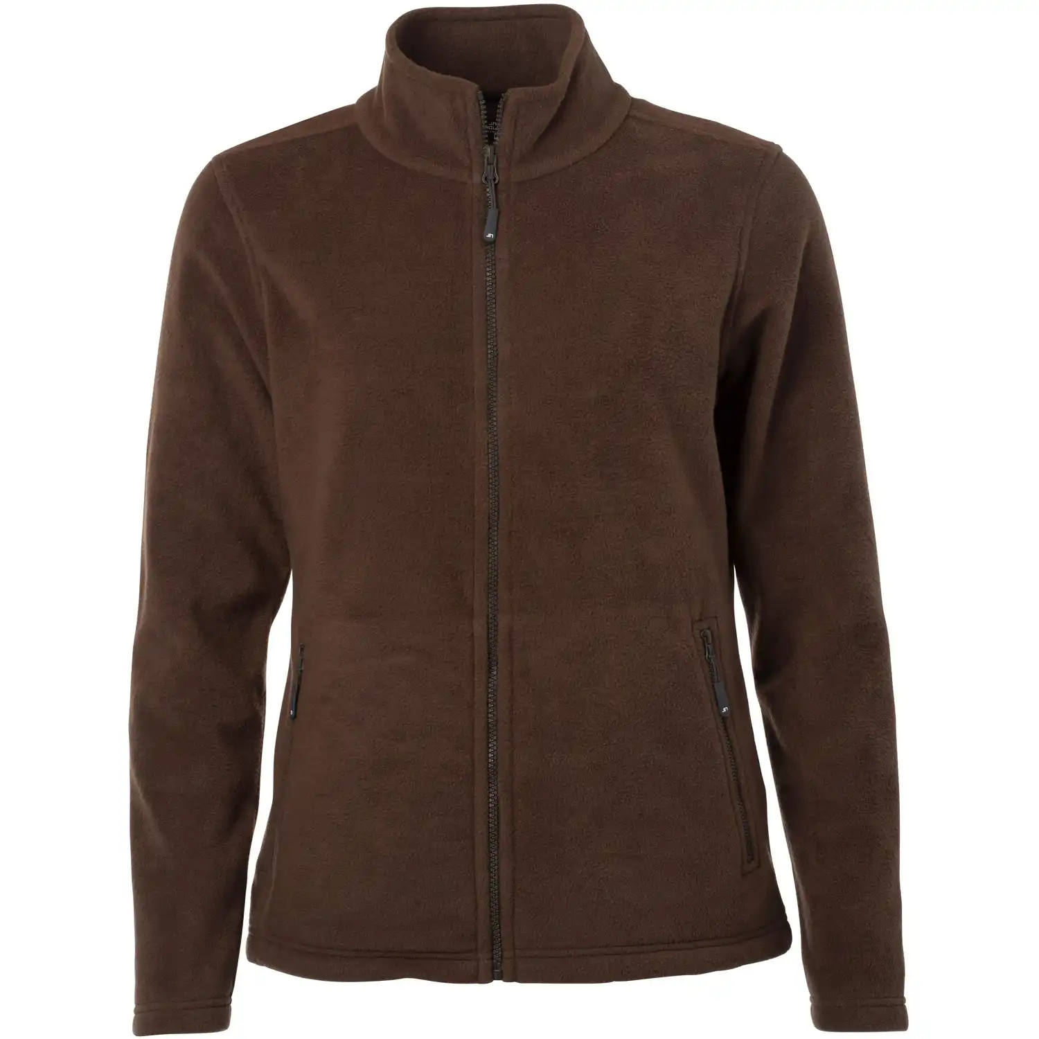 Damen Fleecejacke "JN781" in brown, M - Bild 1