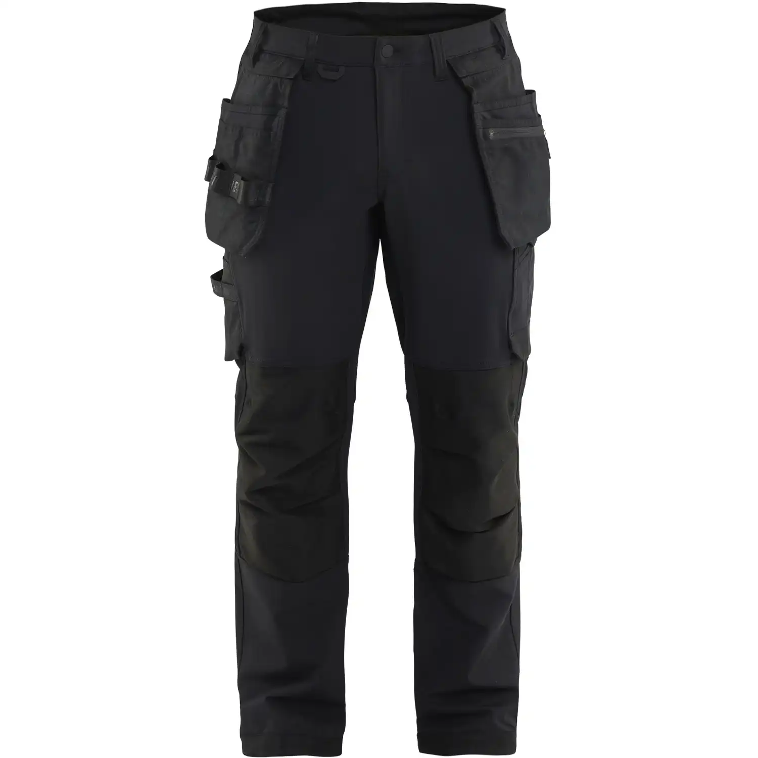 Stretch Handwerkerhose "1720" schwarz in schwarz, C146 - Thumbnail 1