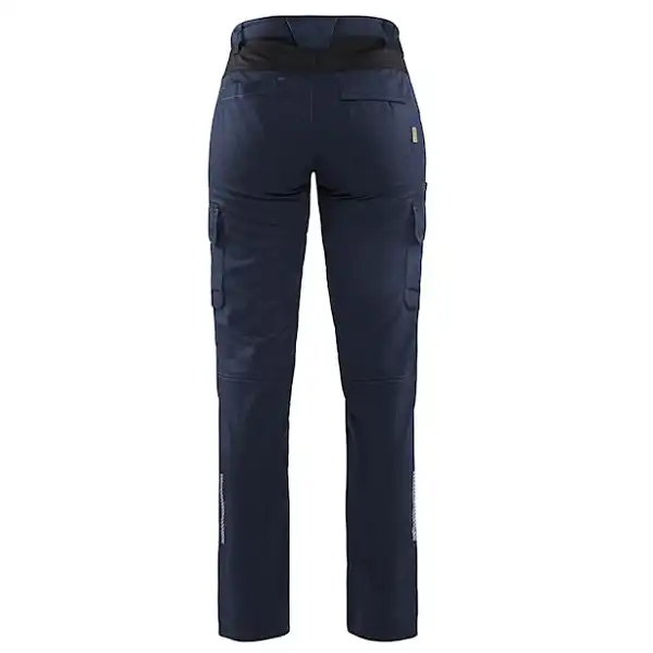 Damen Stretch Bundhose "7144" Industrie in Dunkelmarine/Schwarz, C32 - Thumbnail 2