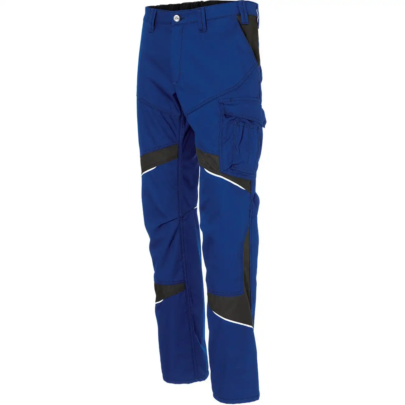 Damen Bundhose "ACTIVIQ cotton+" in kornblau/schwarz, 34 - Bild 1
