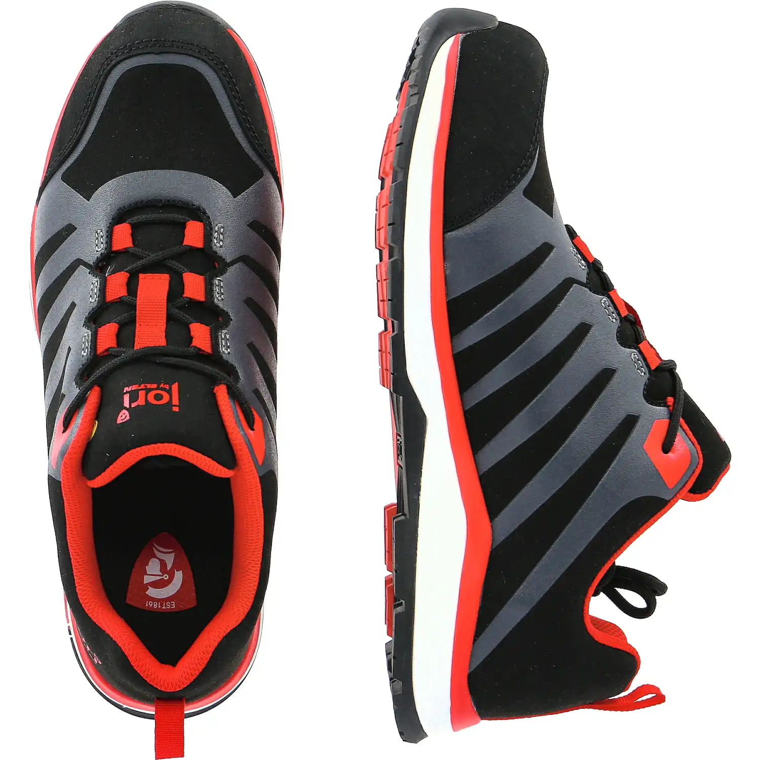 Sicherheitshalbschuhe S3 "JO_RAPID BLACK-RED LOW ESD"  in 41 - Thumbnail 2
