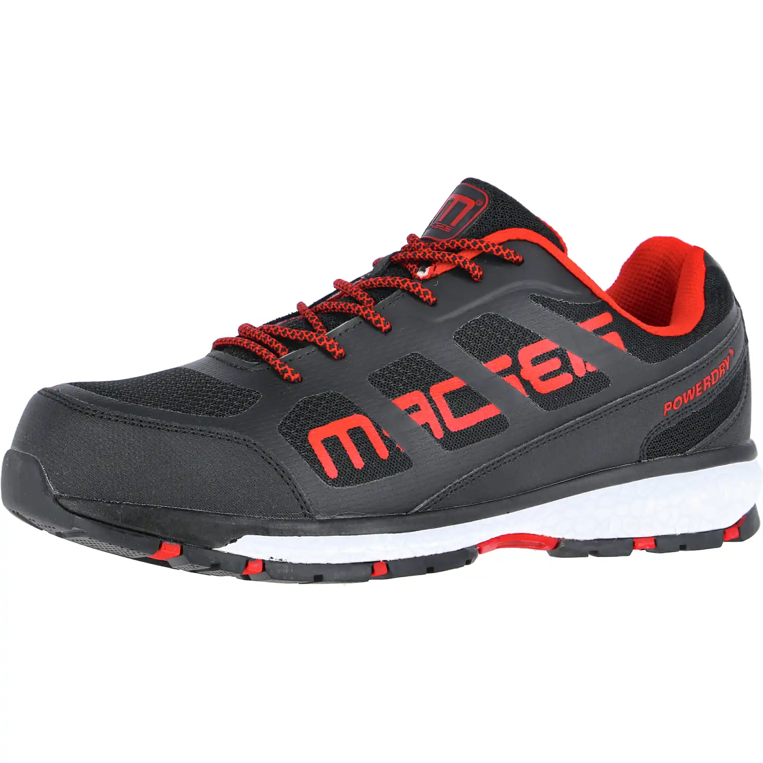 Sicherheitshalbschuhe S1P "MACTRONIC" schwarz/rot in 44 - Thumbnail 1