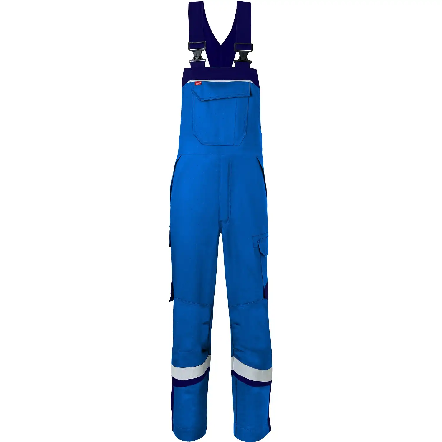 Multinorm Latzhose "20288" 5safety Image+ in kornblau/marine, 48 - Bild 1