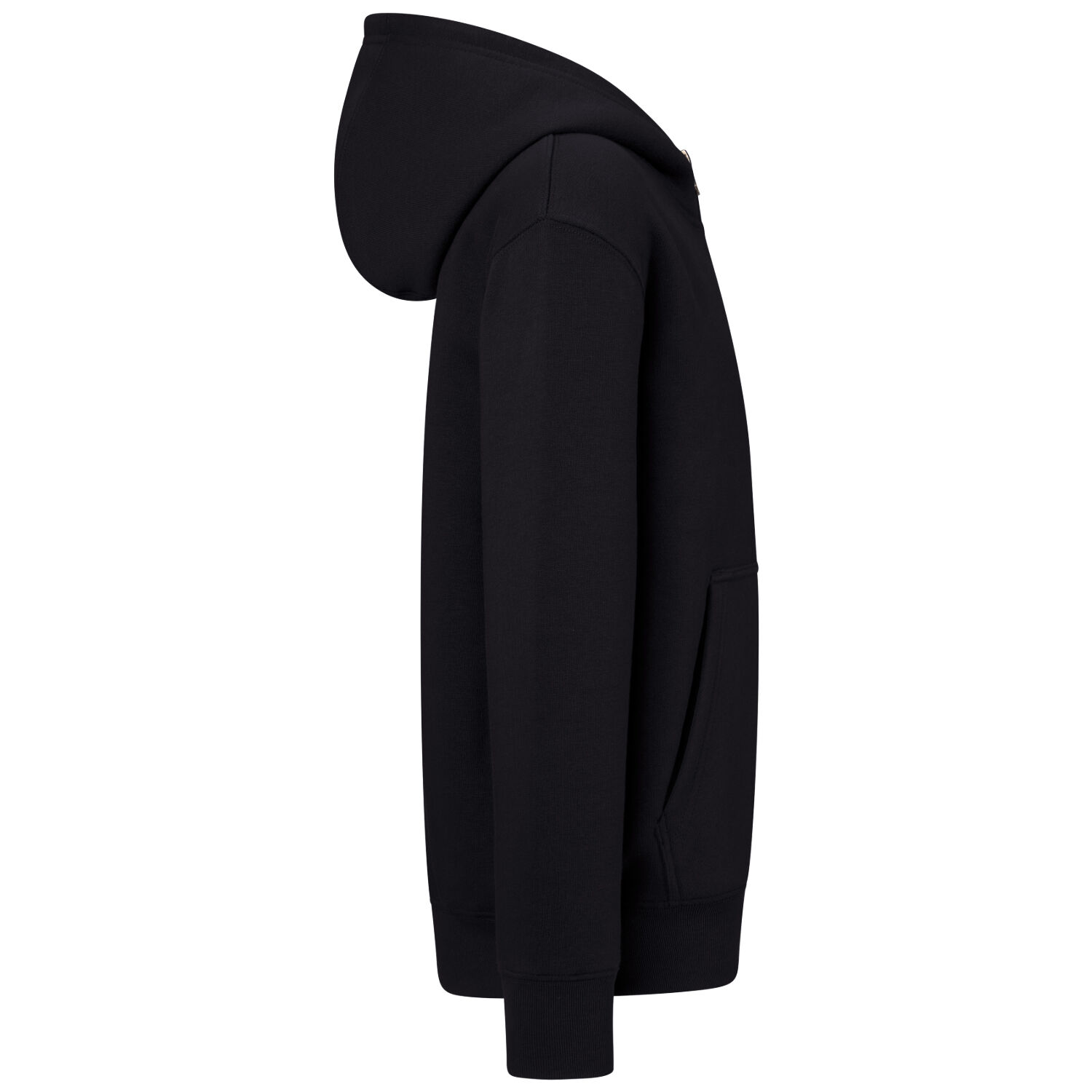 Kinder Sweatjacke Bio-Baumwolle "565" in schwarz, 110/116 - Thumbnail 3