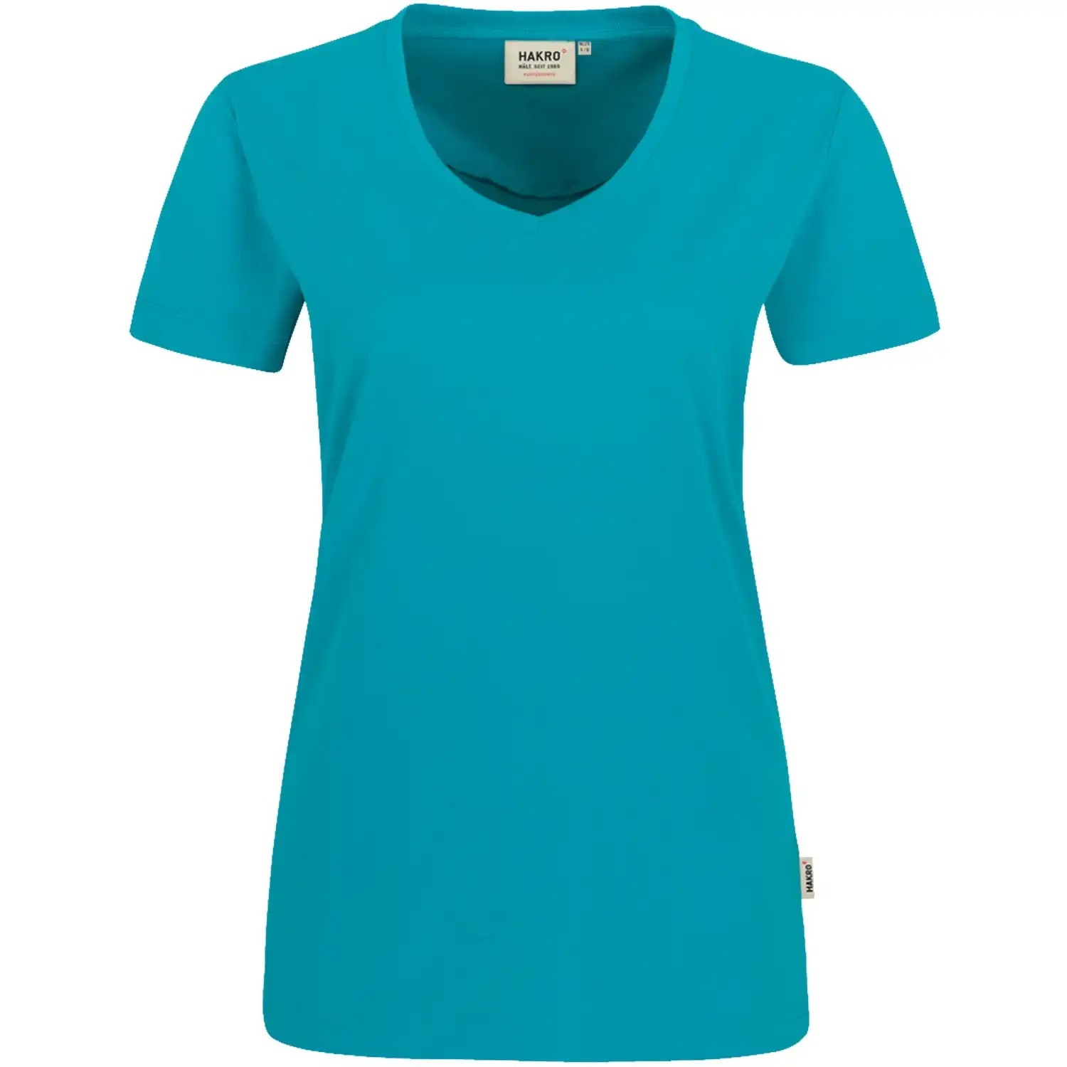 Damen V-Shirt "PERFORMANCE" 181 in smaragd, XL - Bild 1