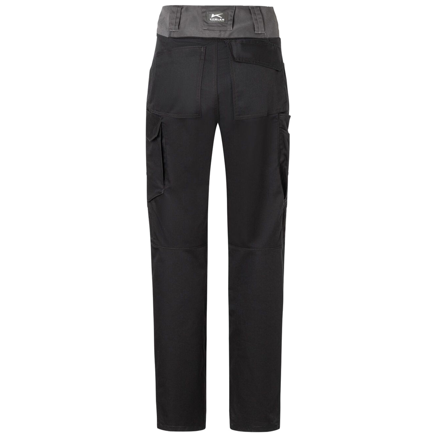 Damen Stretch-Bundhose "REFORCE" in schwarz/dunkelgrau, 44 - Thumbnail 2