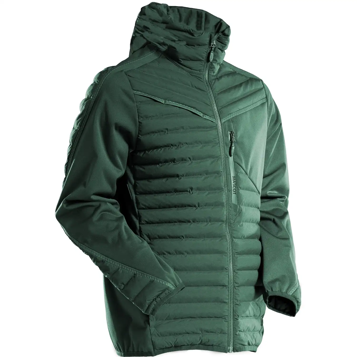 Kapuzen-Steppjacke "22215-607" Customized in waldgrün, XS - Bild 1