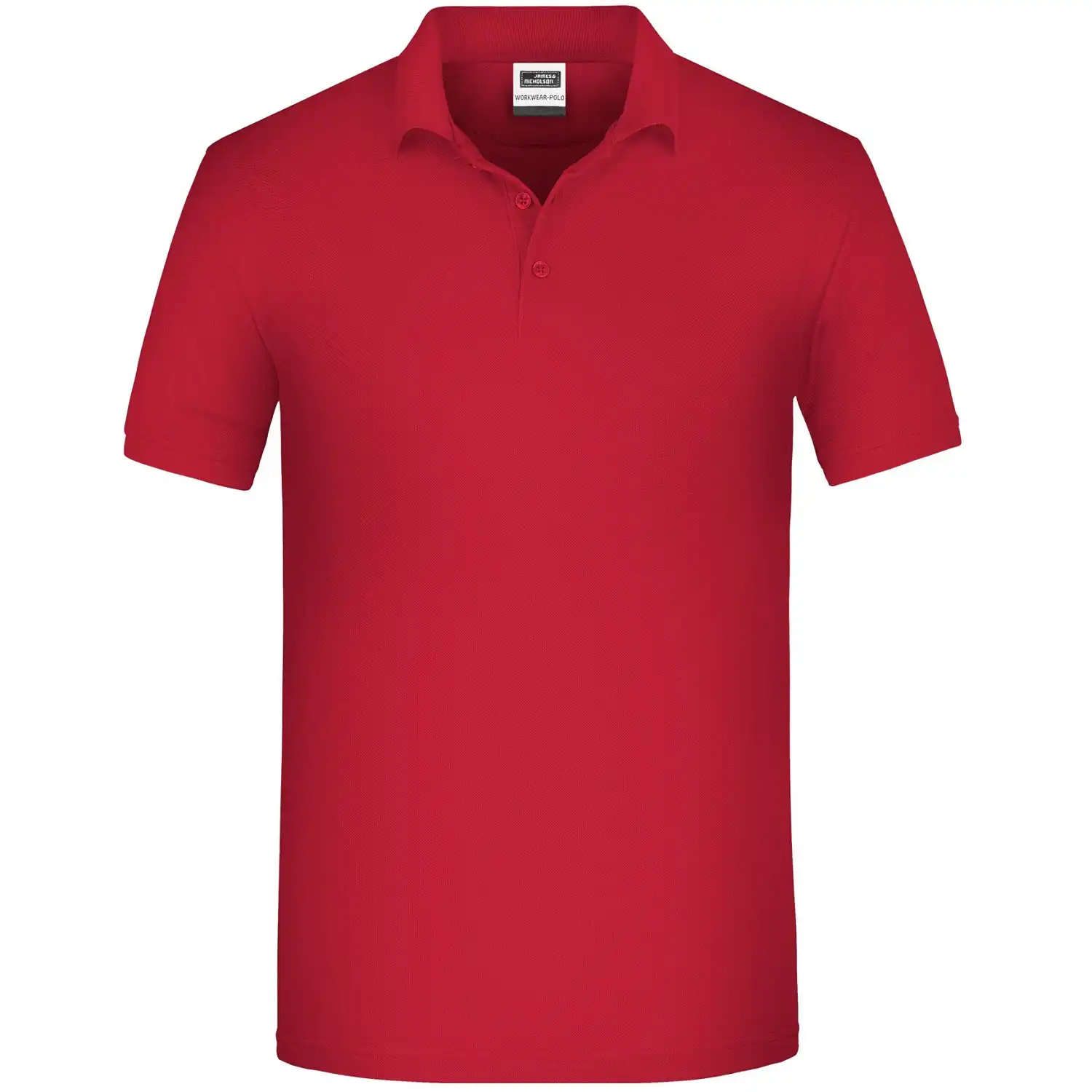 Bio Polo T-Shirt "JN874" in red, 3XL - Bild 1
