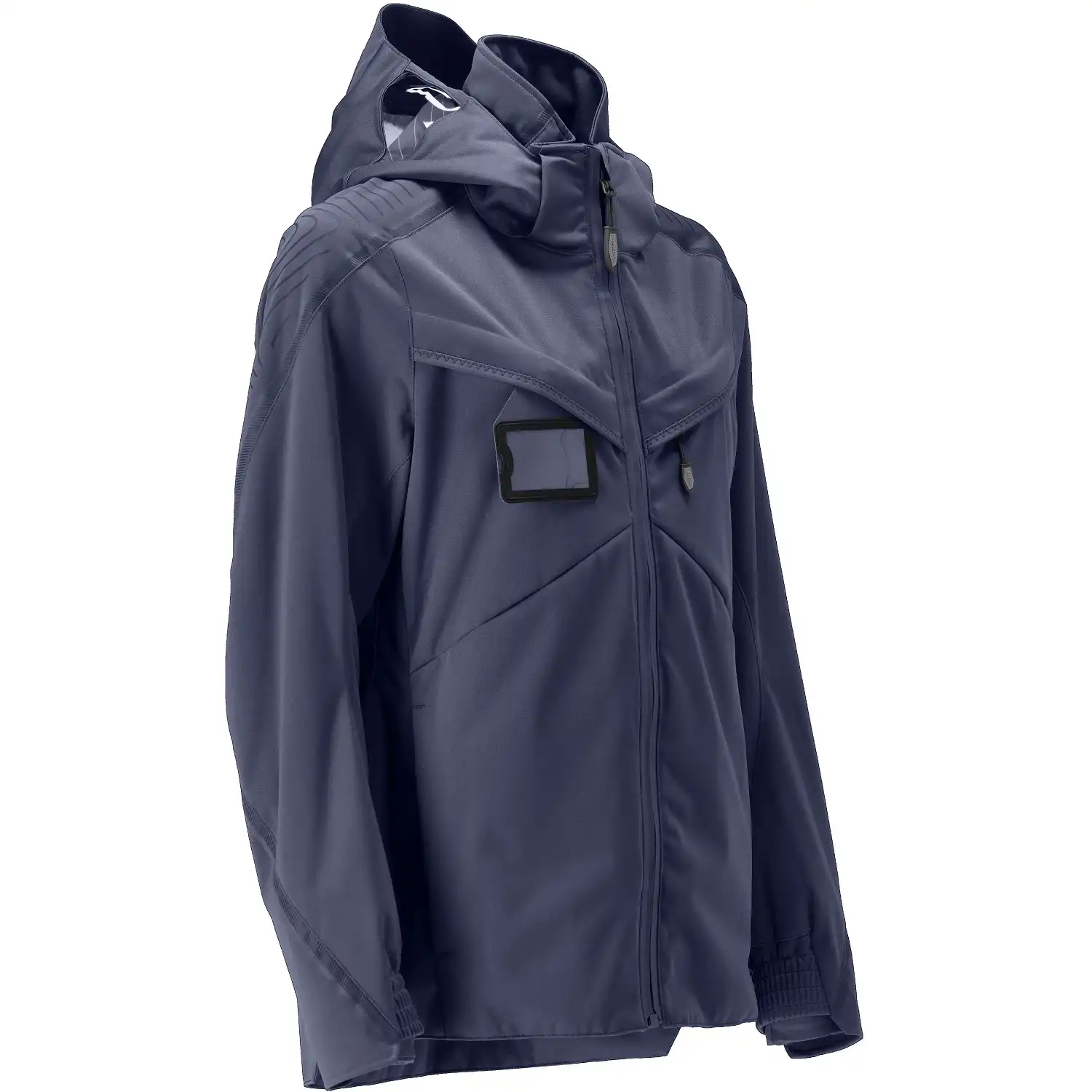 Damen Hardshell-Regenjacke "22011-657" Customized in schwarzblau, XXL - Thumbnail 1