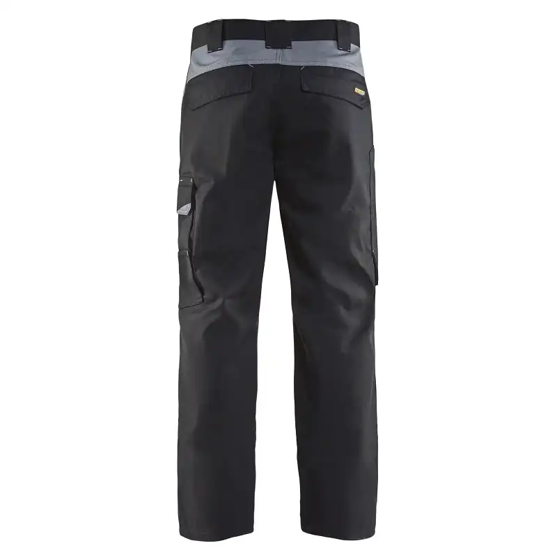 Arbeitsbundhose Industrie "1404" in schwarz/grau, C146 - Thumbnail 3