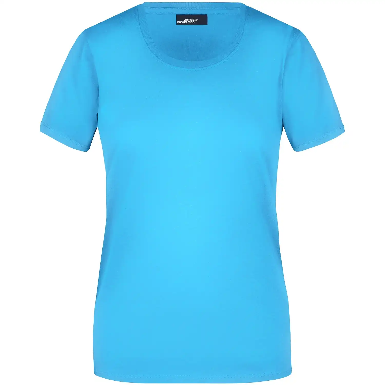 Damen Basic T-Shirt "JN901" in aqua, S - Bild 1