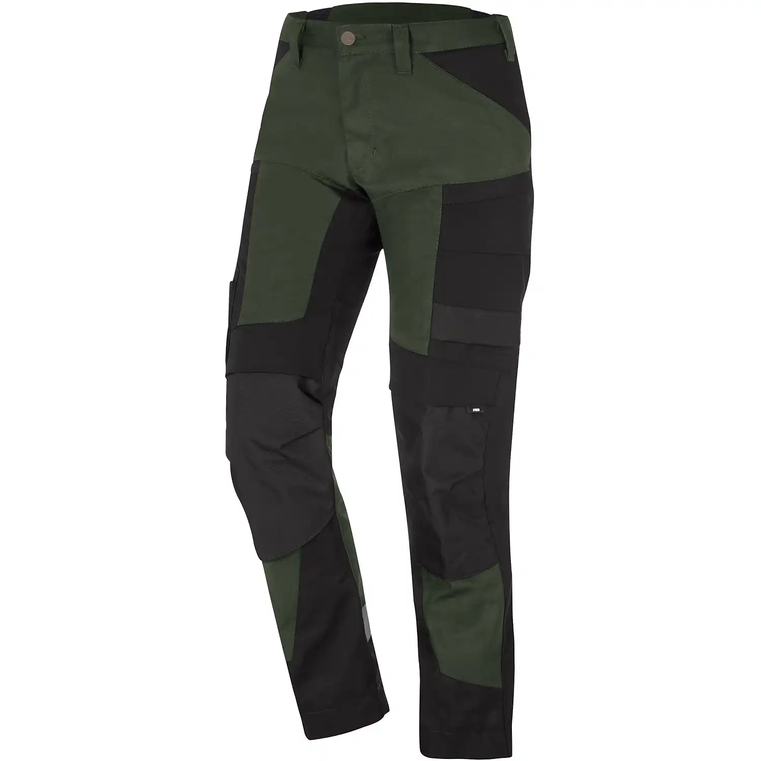 Stretch Bundhose Canvas "LEO" in oliv/schwarz, 52 - Thumbnail 1