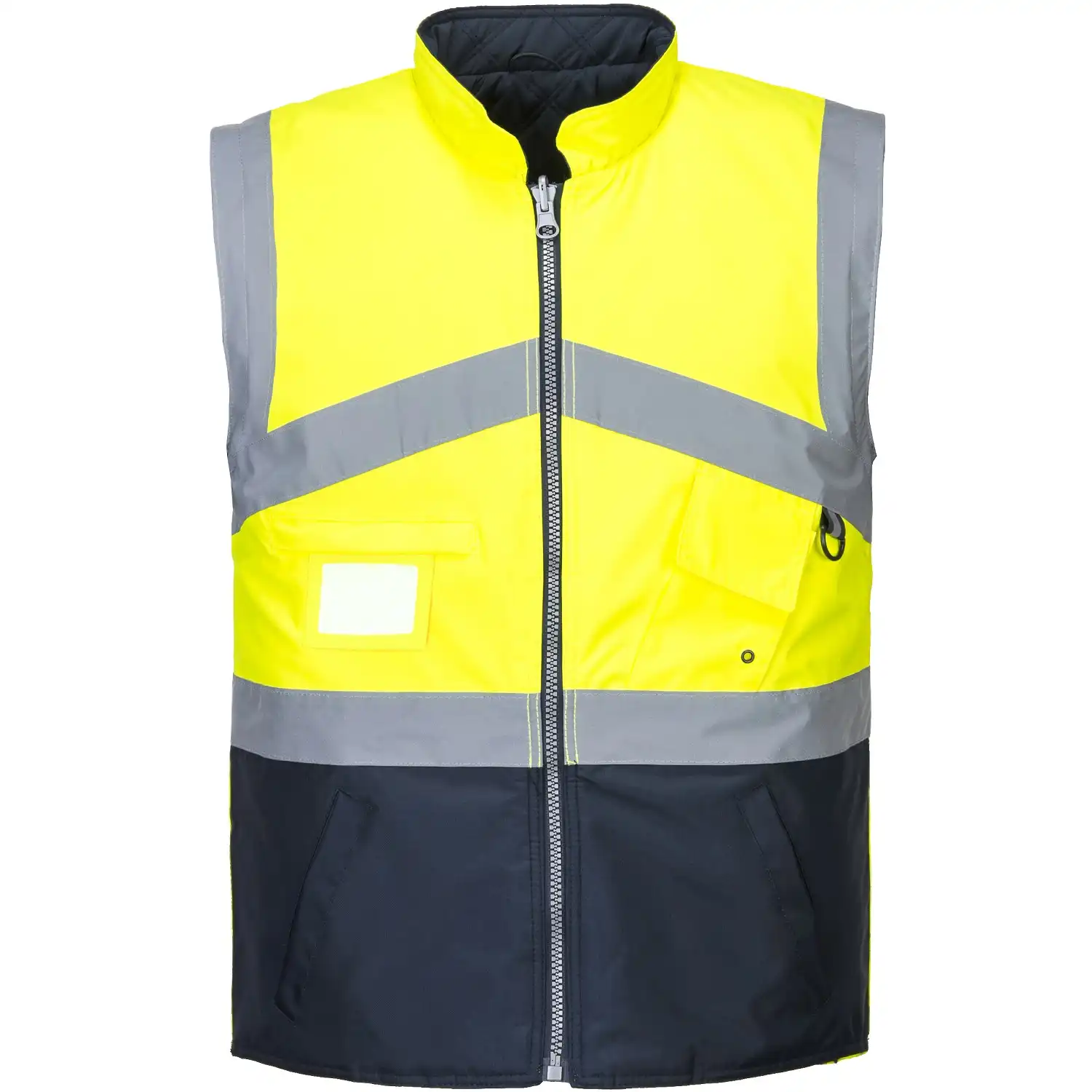 Warnschutz Wendejacke "S769" in gelb/marine, L - Thumbnail 2