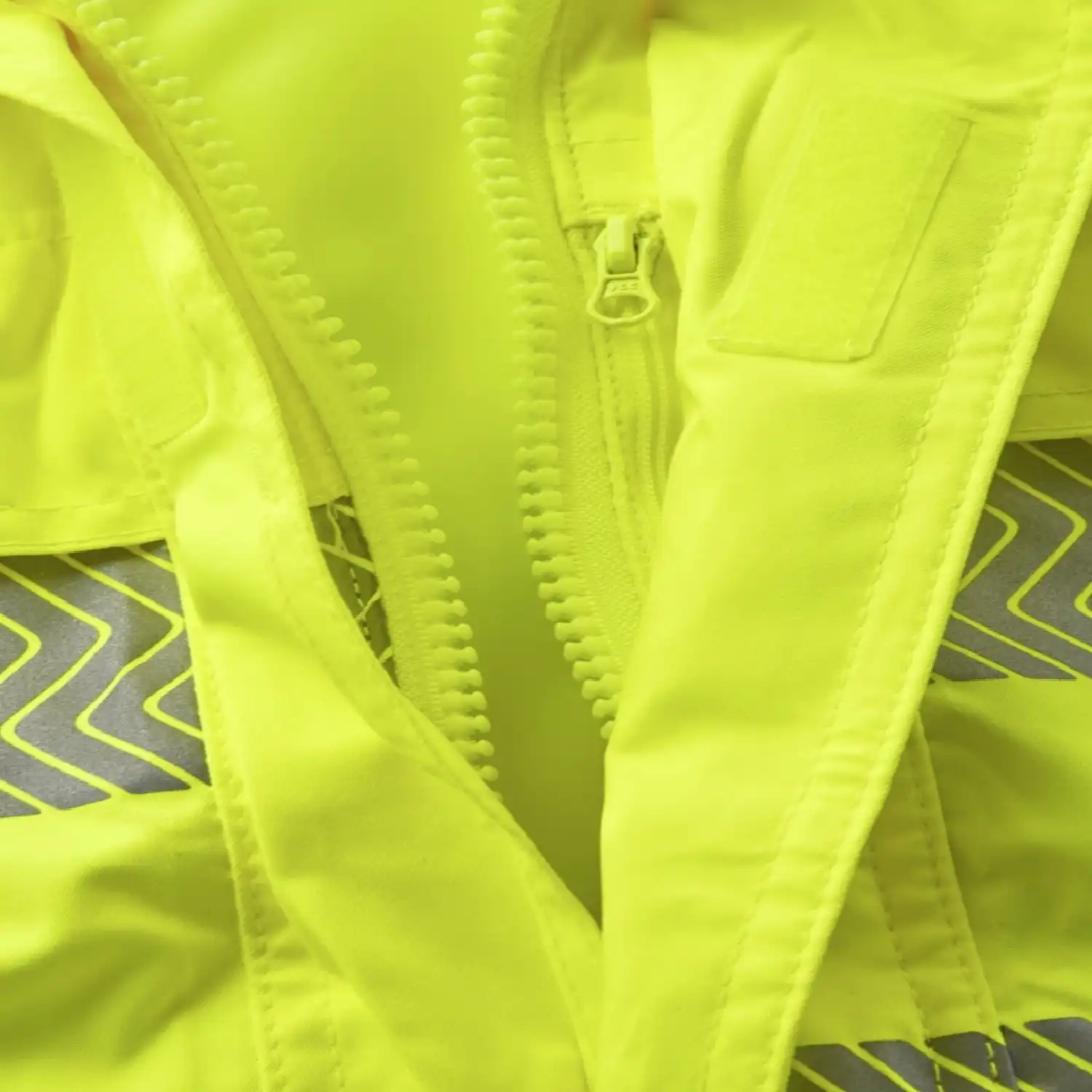 Warn- & Wetterschutzjacke "TAMPA" in leuchtgelb/grau, 6XL - Thumbnail 6
