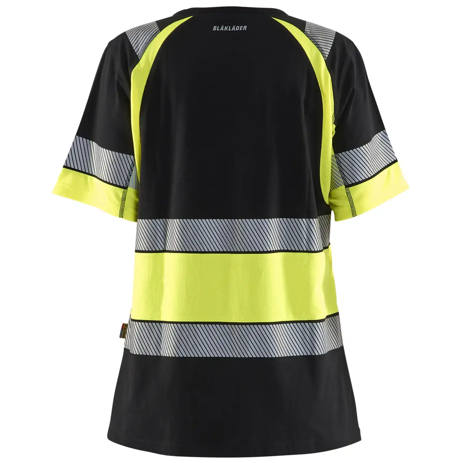 Damen Warnschutz T-Shirt "3410" in schwarz/gelb, M - Thumbnail 2