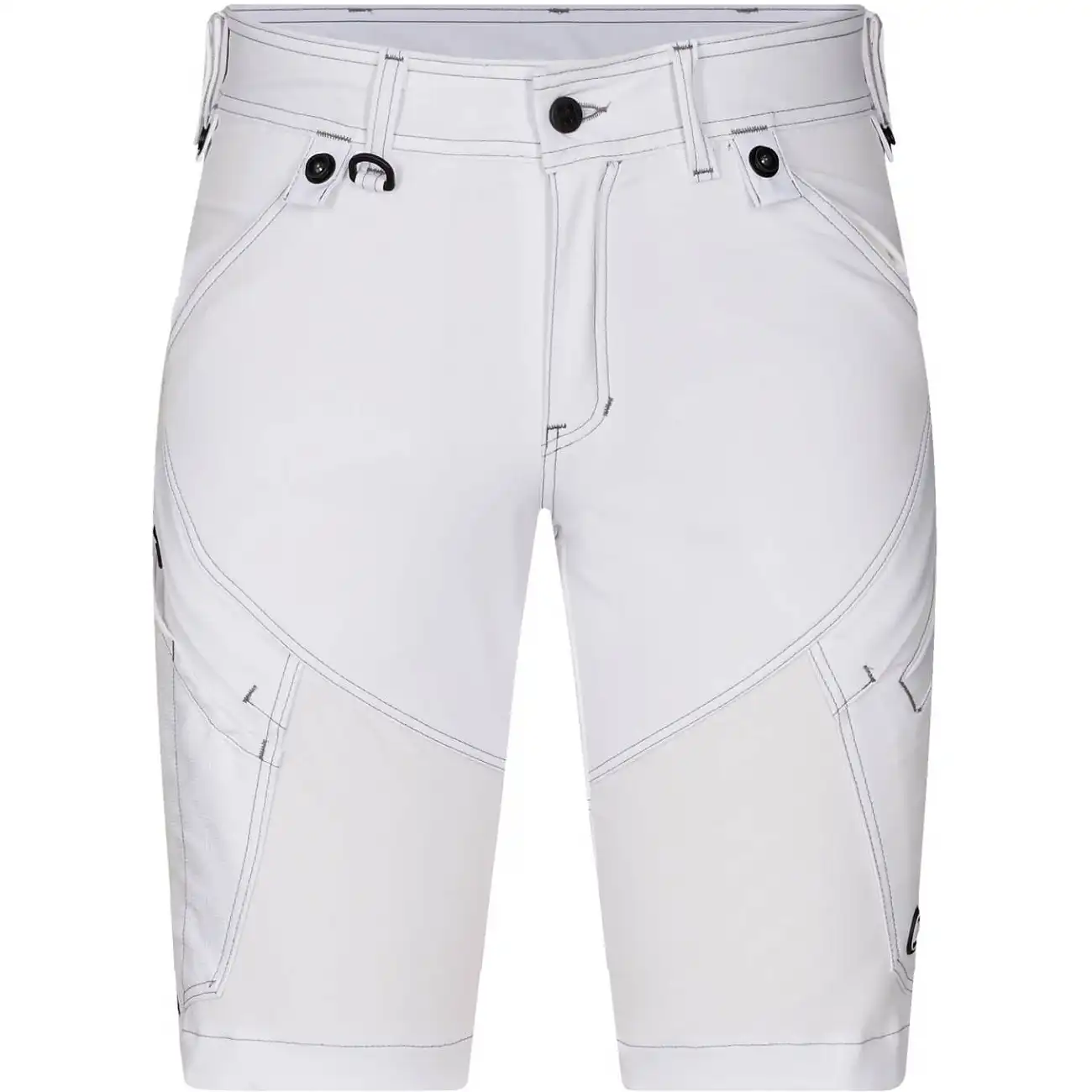 Stretch Shorts "6367-317" X-treme 195 g/m² in 48, Weiß - Thumbnail 1