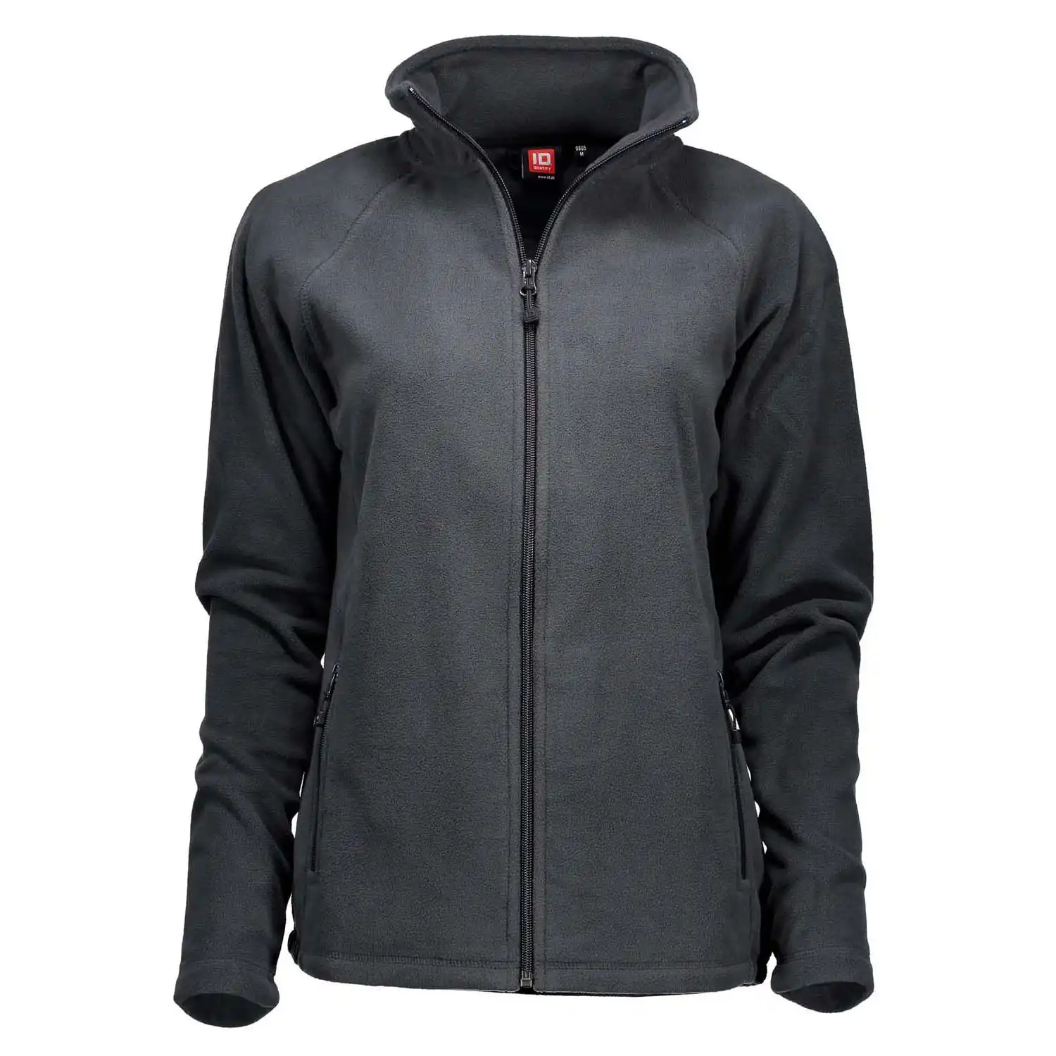 Damen Fleecejacke "58050" ID0805 in kohle, S - Thumbnail 1