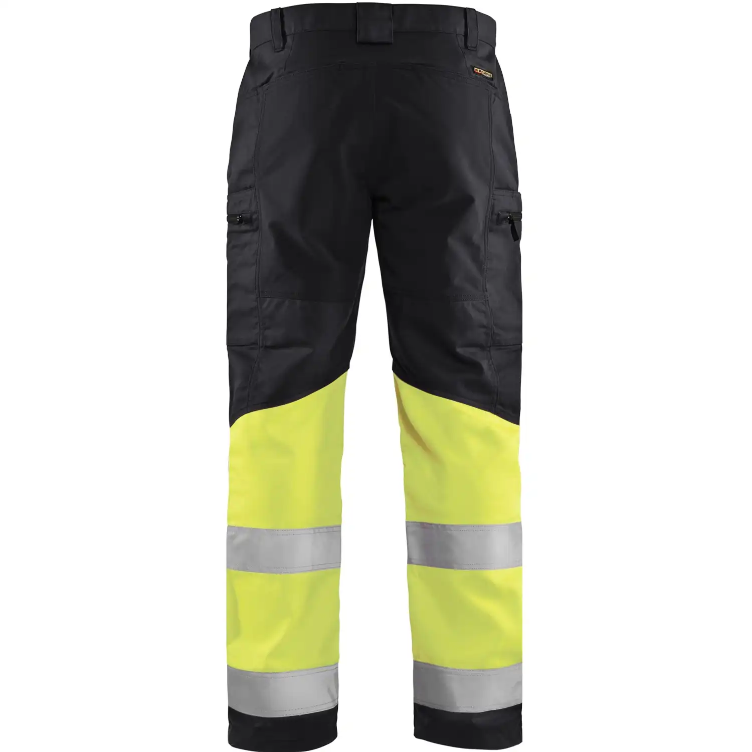 Warnschutz-Stretch-Bundhose "1551" in schwarz/gelb, C50 - Thumbnail 2