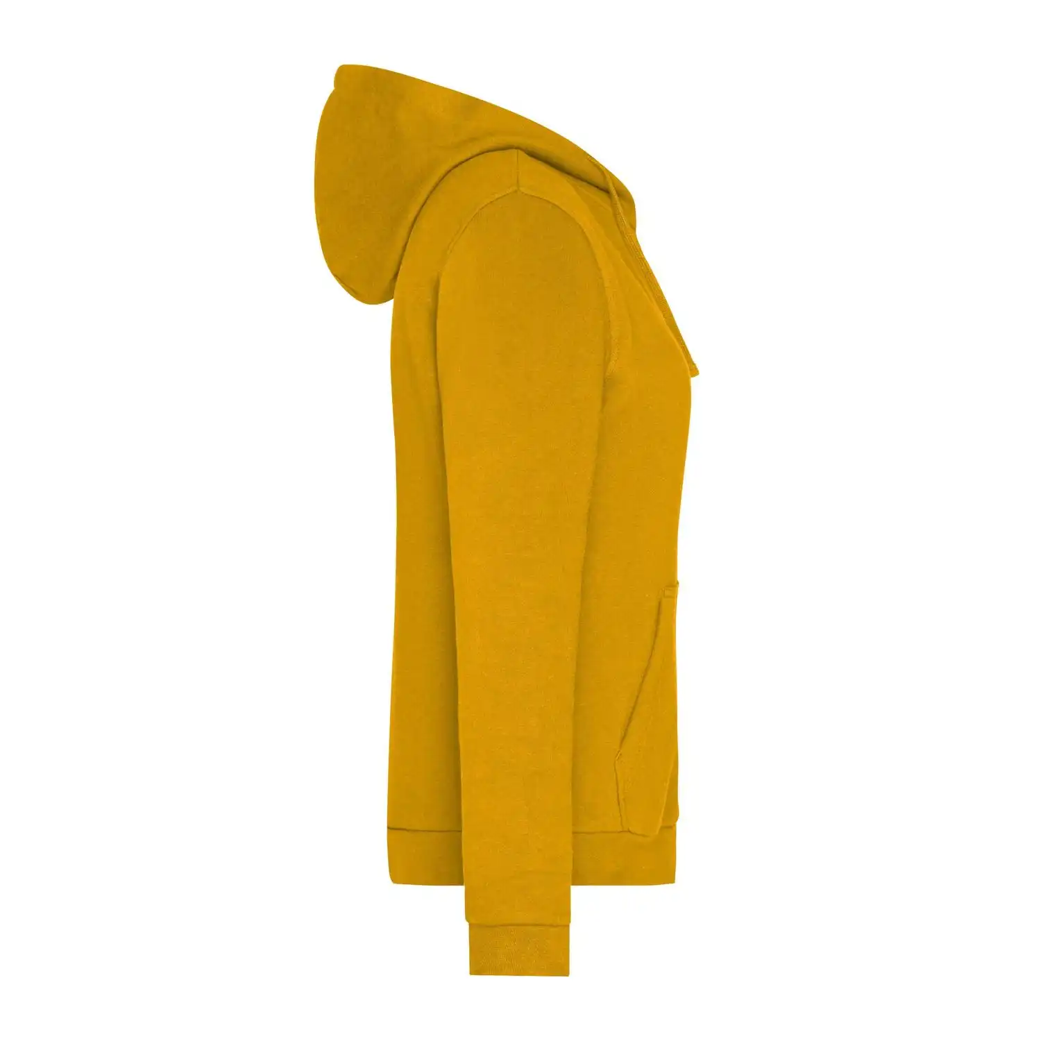 Ladies' Promo Zip Hoody in gold yellow, M - Thumbnail 3
