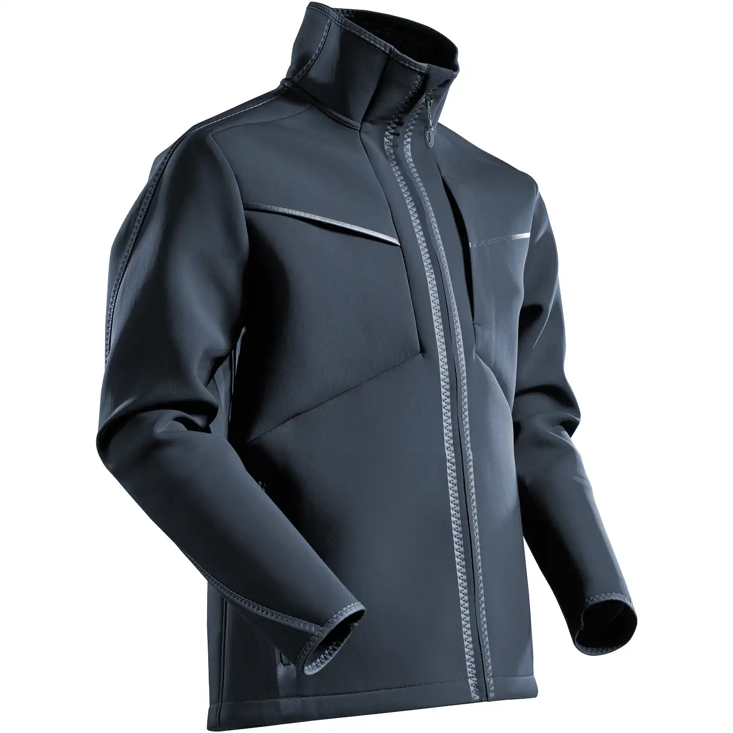 Softshelljacke "22085-662" Customized in schwarzblau, XXL - Bild 1
