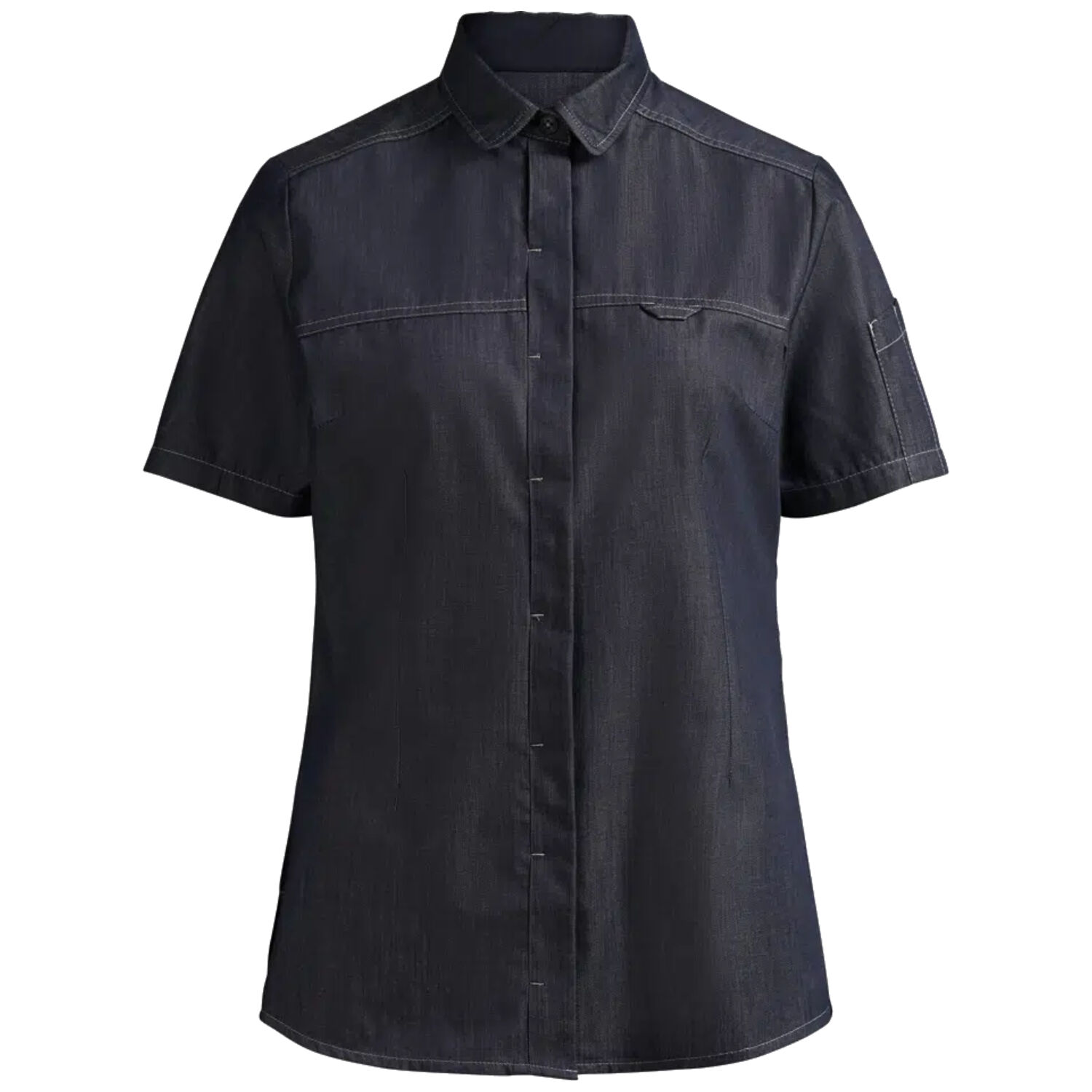 Damenbluse "KA" in denim, L - Bild 1