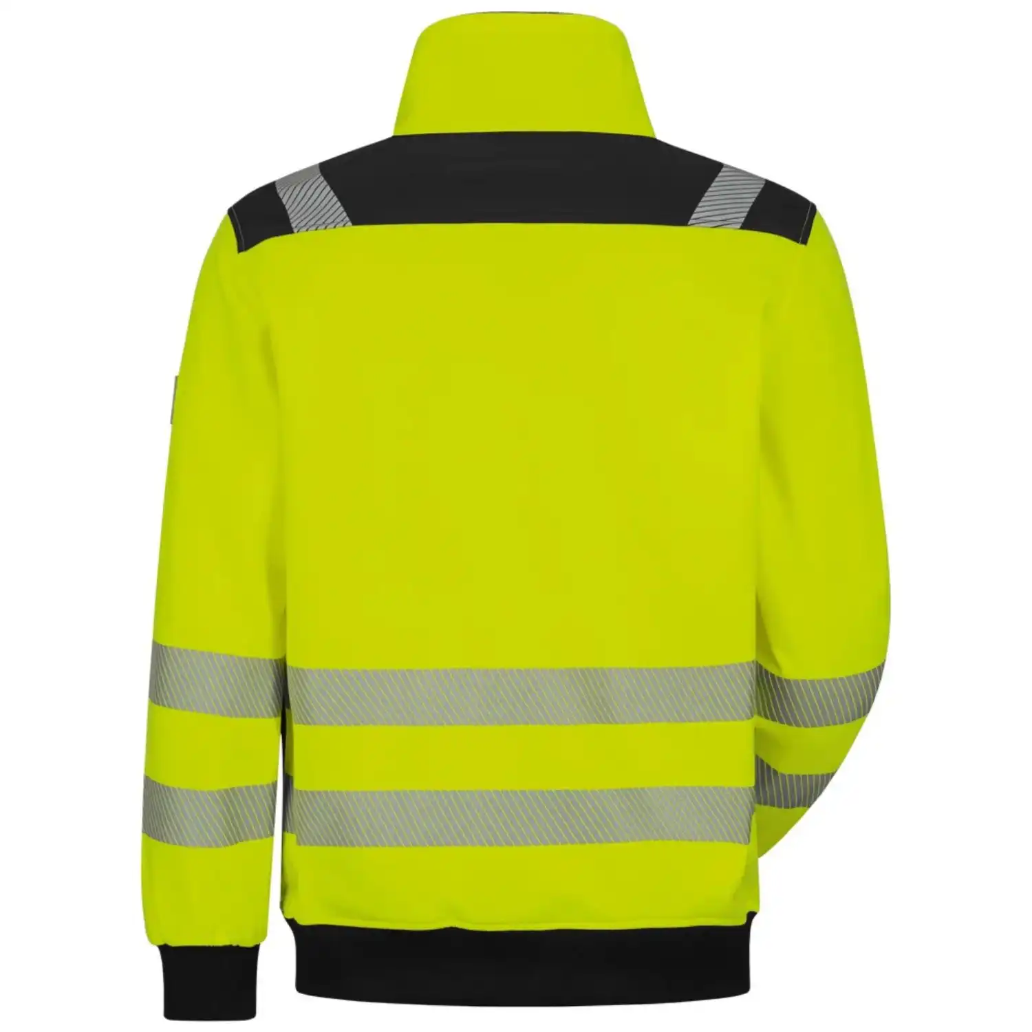 Warnschutz-Sweatjacke in gelb, L - Thumbnail 2