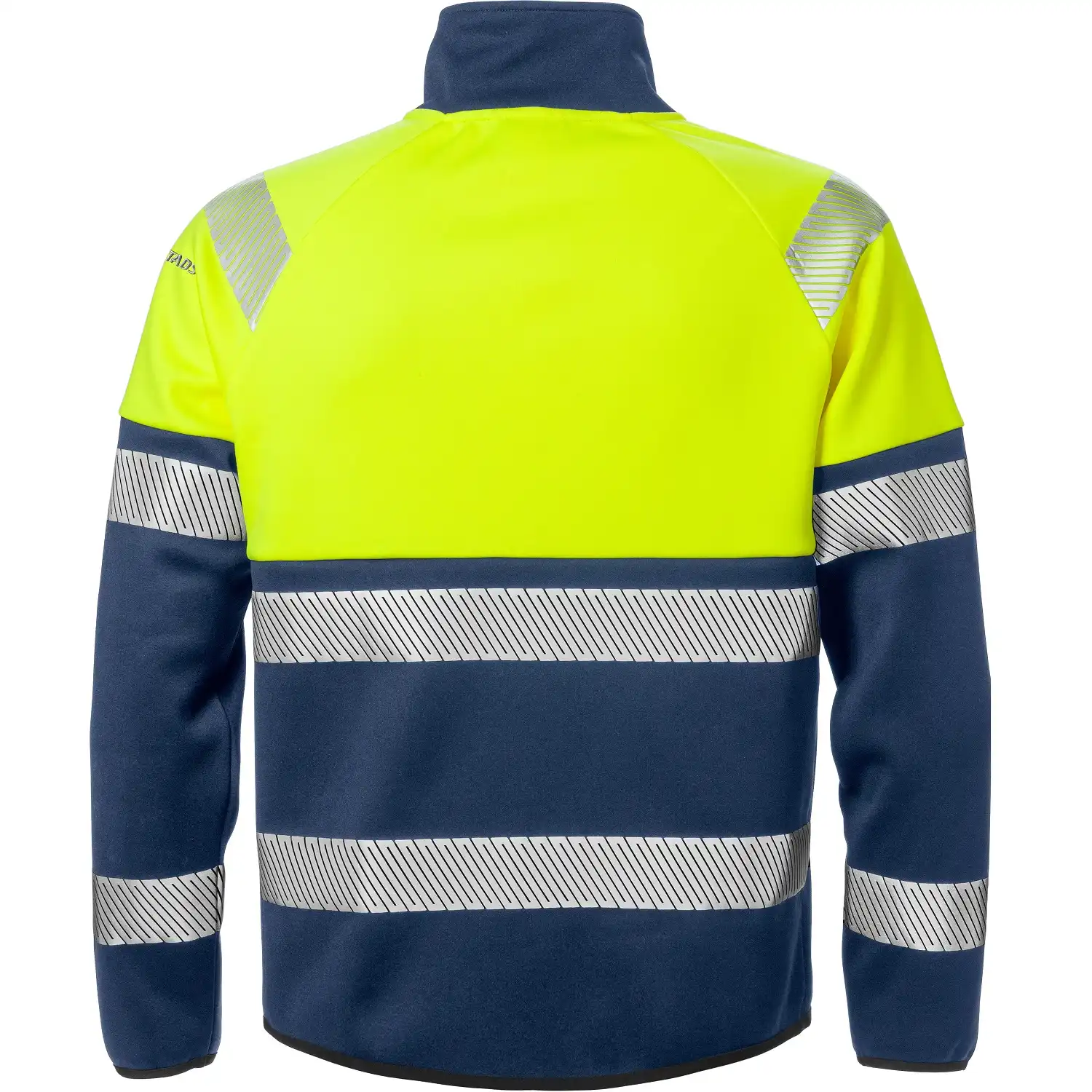 Warnschutz Sweatjacke "4517 SSL" Stiby in gelb/marine, L - Thumbnail 2