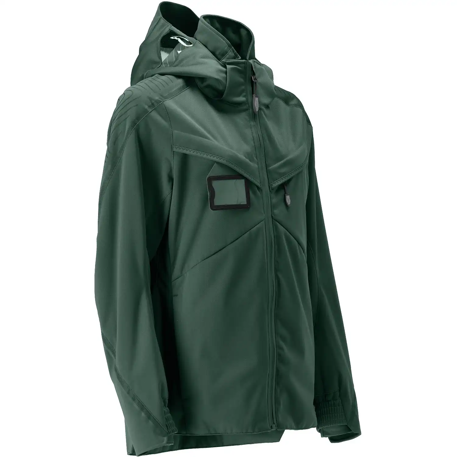 Damen Hardshell-Regenjacke "22011-657" Customized in waldgrün, XS - Bild 1