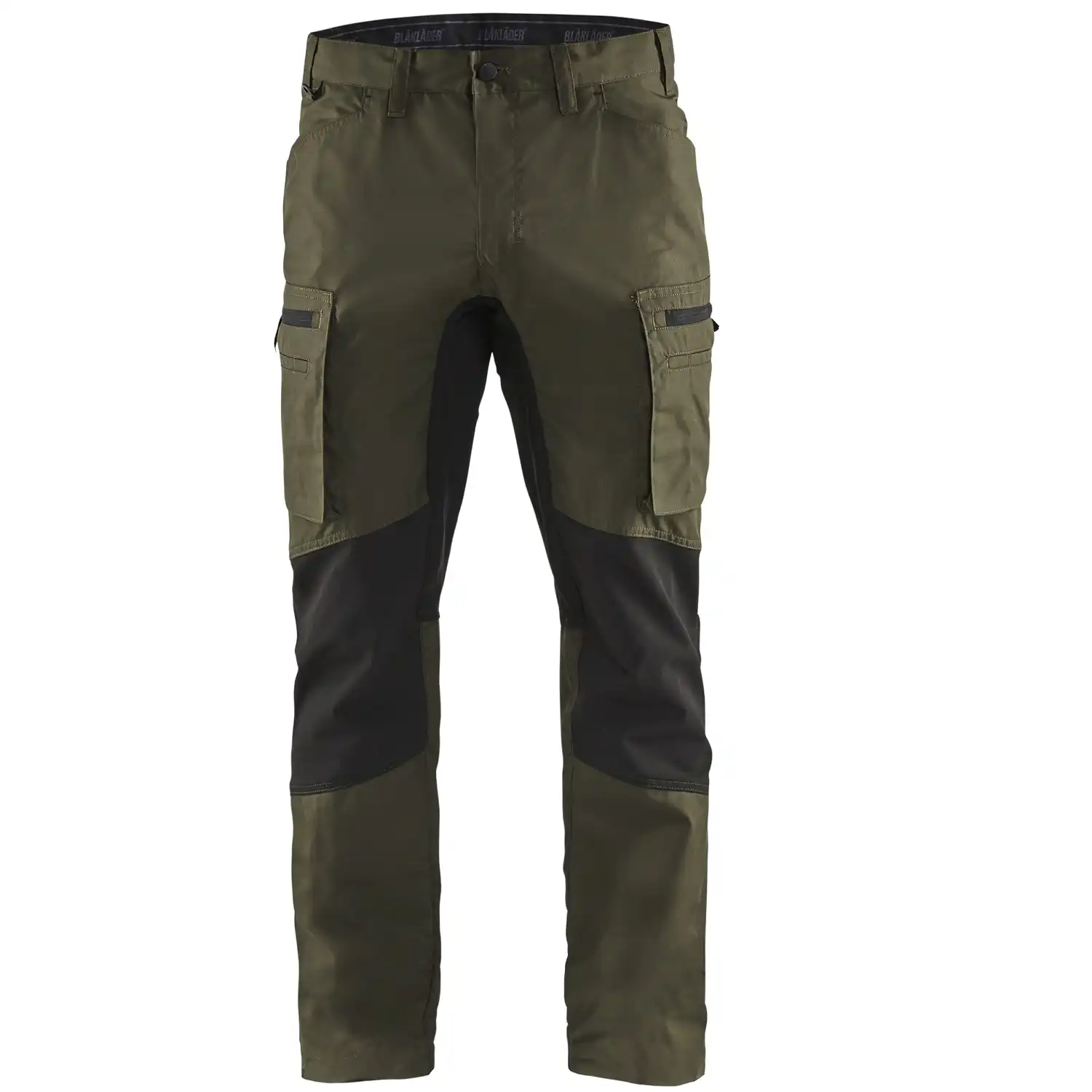 Service Bundhose "1459-1845"  166 g/m² in oliv/schwarz, 44 - Thumbnail 1