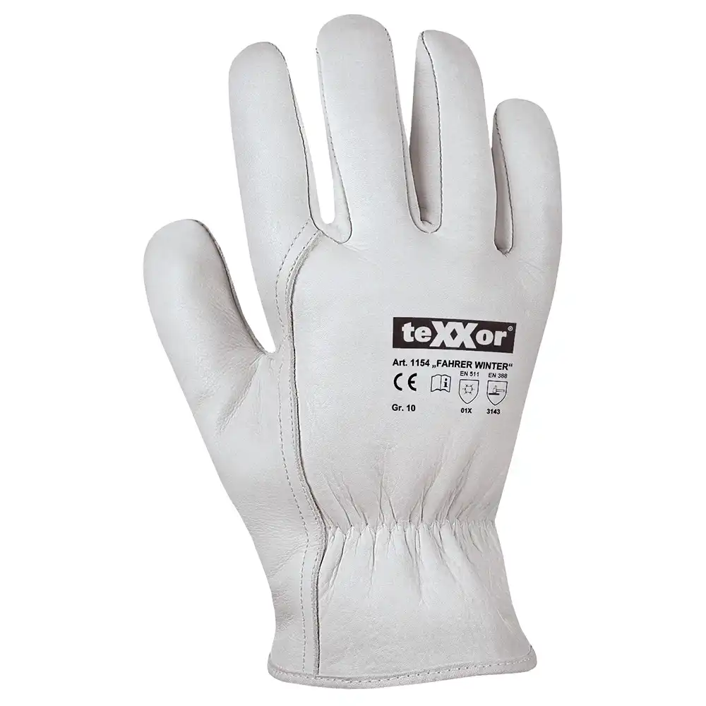 Winter Nappavollleder-Arbeitshandschuhe "FAHRER"  in 10 (XL) - Bild 1