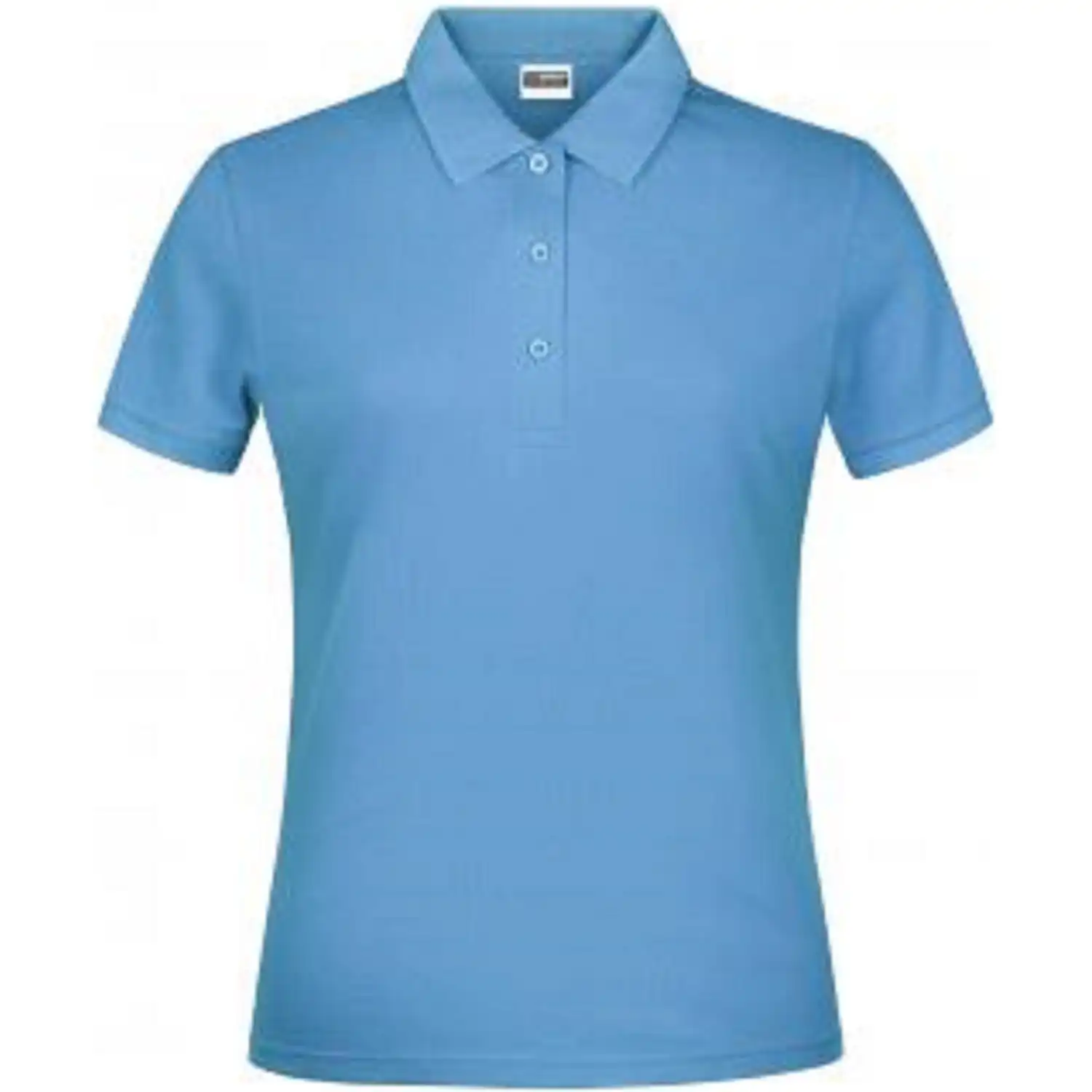 Damen Basic Polo Lady in sky-blue, M - Thumbnail 1