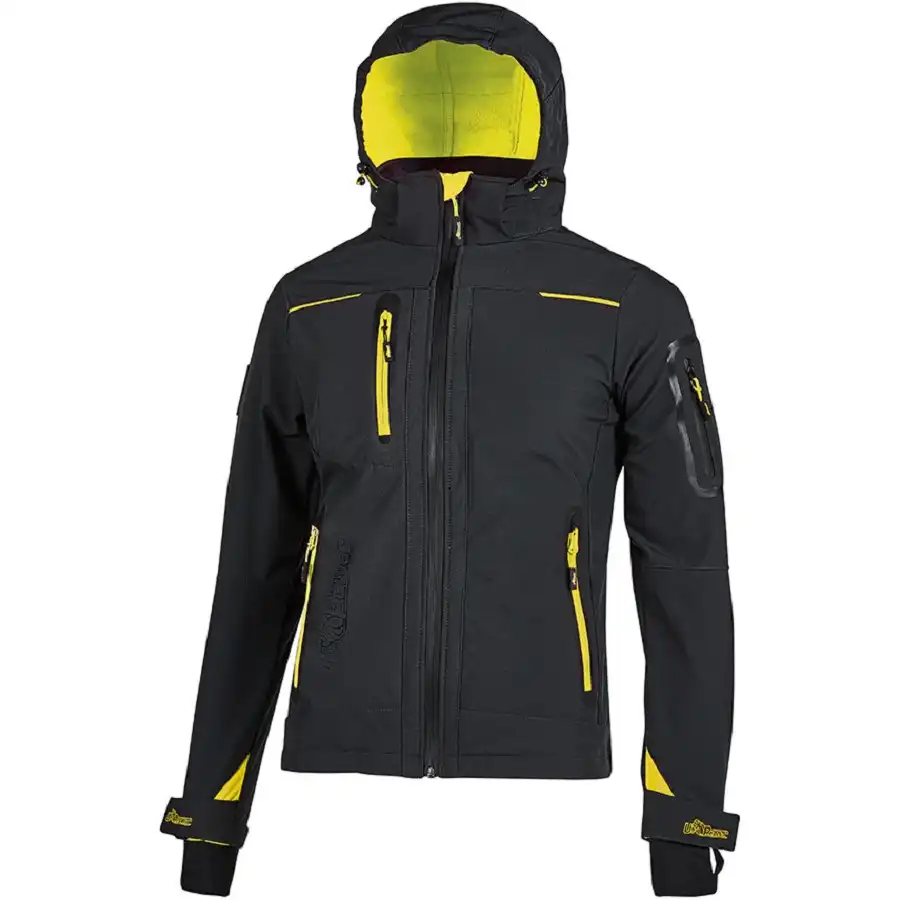 Damen Winter Softshelljacke "SPACE LADY" Future black carbon in 3XL (DE size: XXL) - Bild 1