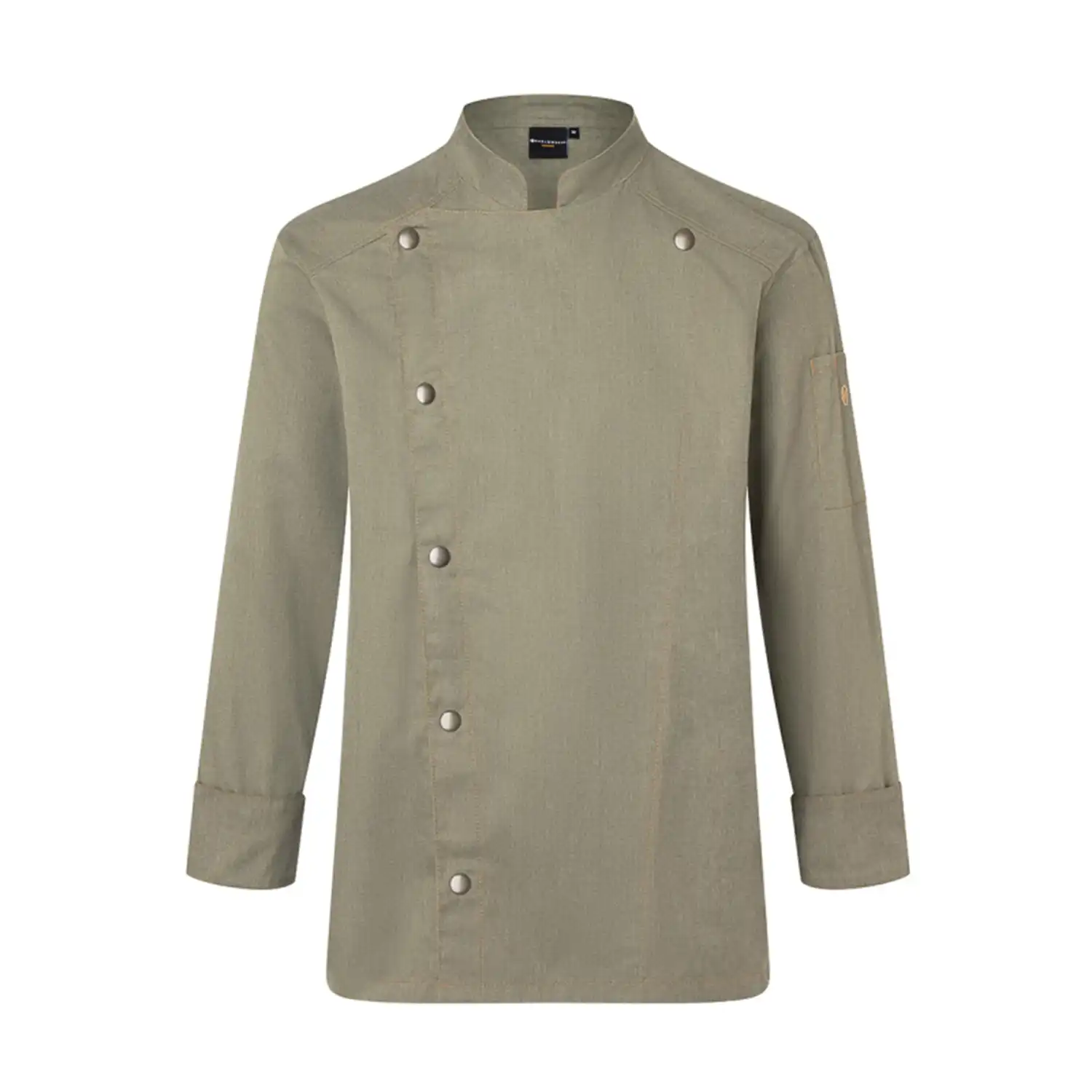 Herren Kochjacke Jeans "JM 24" in 46, vintage moosgrün - Thumbnail 1